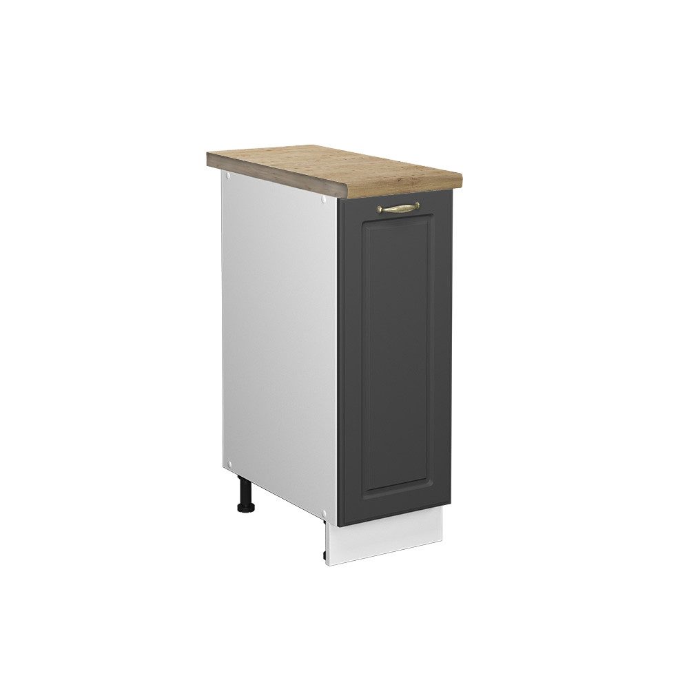 Vicco Apothekerschrank Fame-Line, Anthrazit-Gold/Weiß, 30 cm, günstig online kaufen