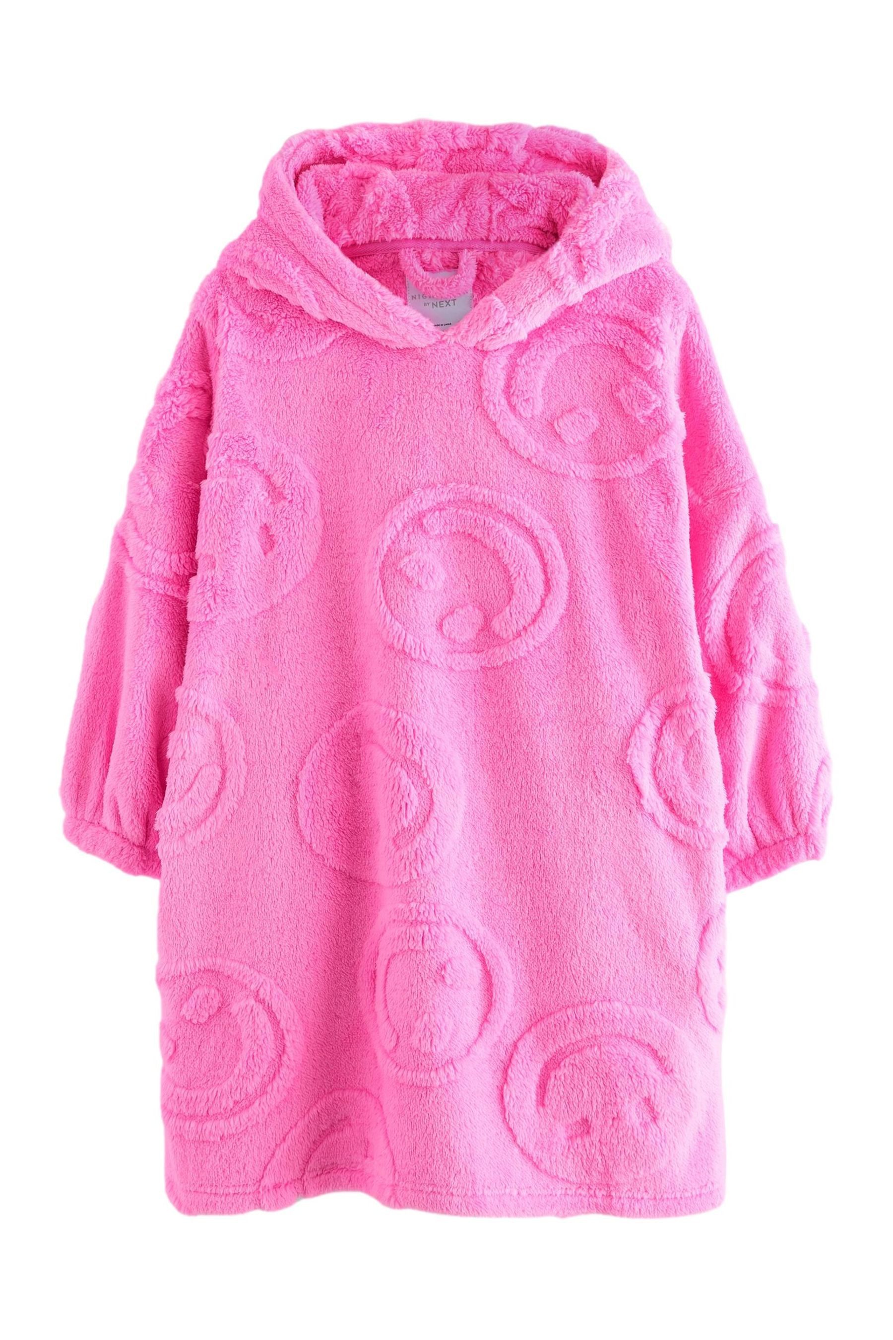 Next Kinderbademantel Kapuzendecke aus Jacquard-Fleece, Polyester (recycelt), Polyester
