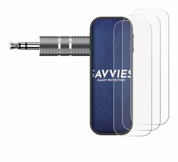 Savvies Schutzfolie für MP MPAD PCASE C28 Wireless Transmitter Receiver, Displayschutzfolie, 6 Stück, Folie klar