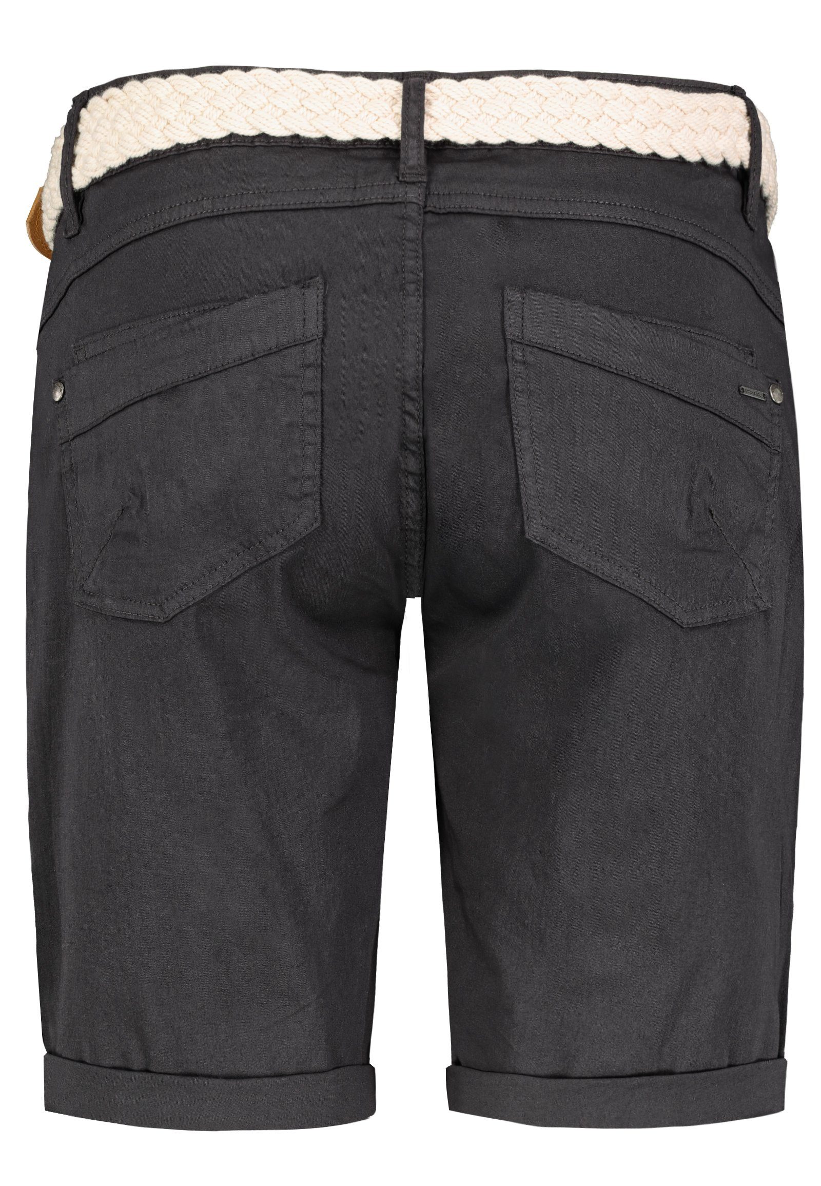 Stitch & Soul Bermudas Damen Short Bermuda kurze Hose Sommer Chino Stoff Hose mit Gürtel
