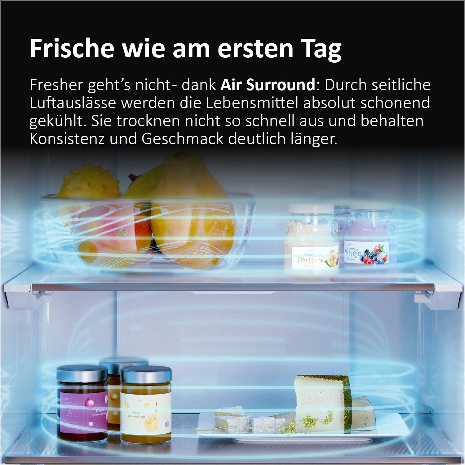 Haier Kühl-/Gefrierkombination Cube 83 HCR3818ENMD, 181,5 cm hoch, 83,3 cm breit, Total No Frost: Nie wieder abtauen – Bild 4 von 5