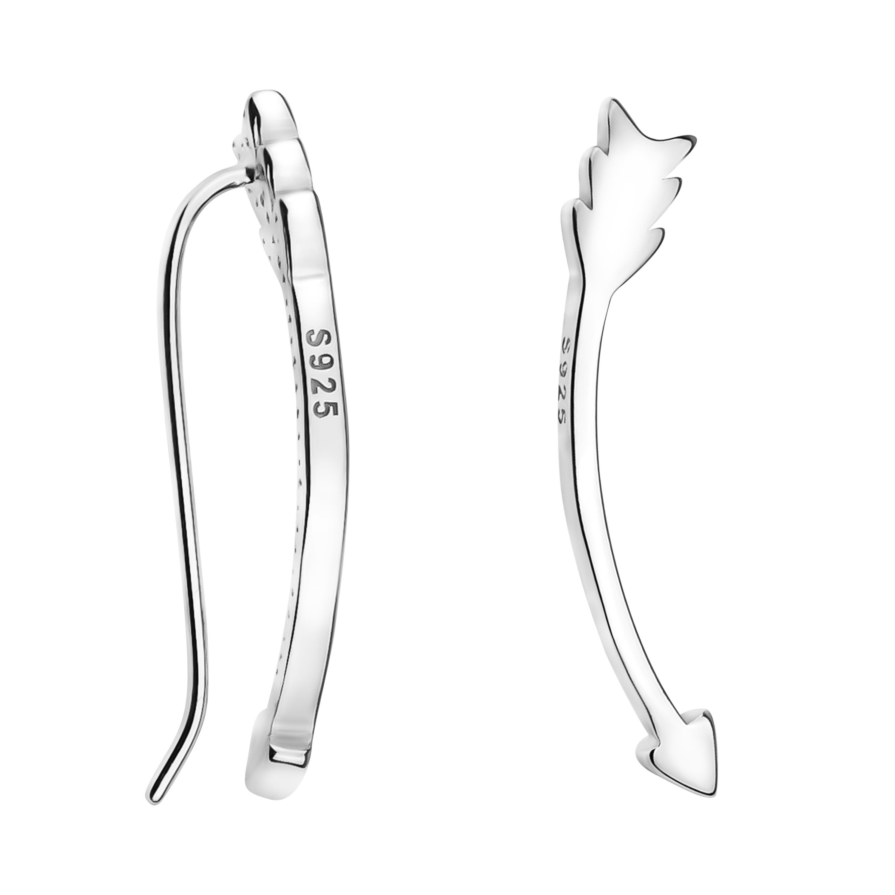SOFIA MILANI Boucles D'oreilles Hirondelle Argent 925 - Cadeau élégant