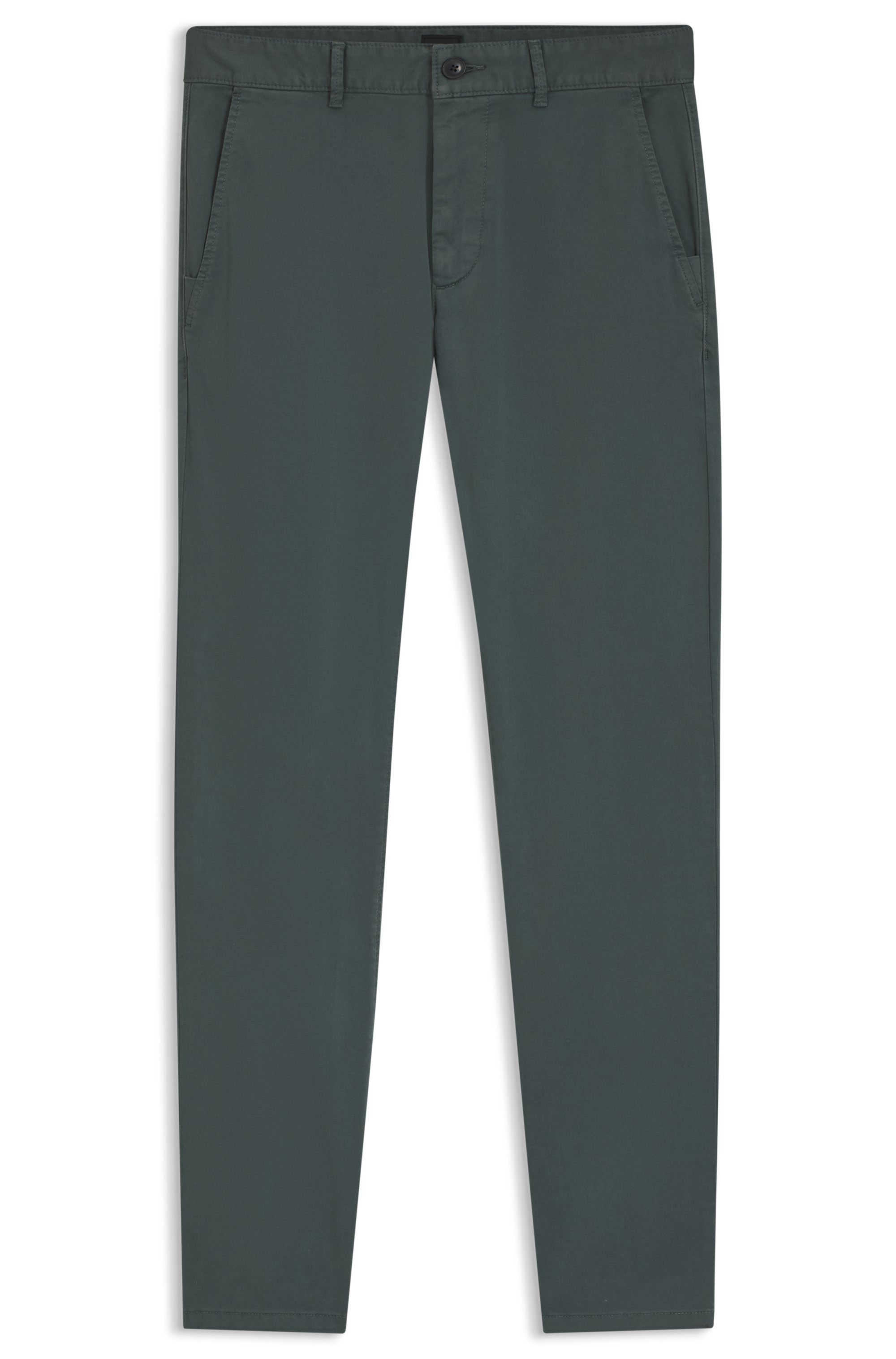 BOSS ORANGE Chinohose Slim-fit Aus komfortabler Stretch-Baumwolle und mit praktischen Gesäßtaschen
