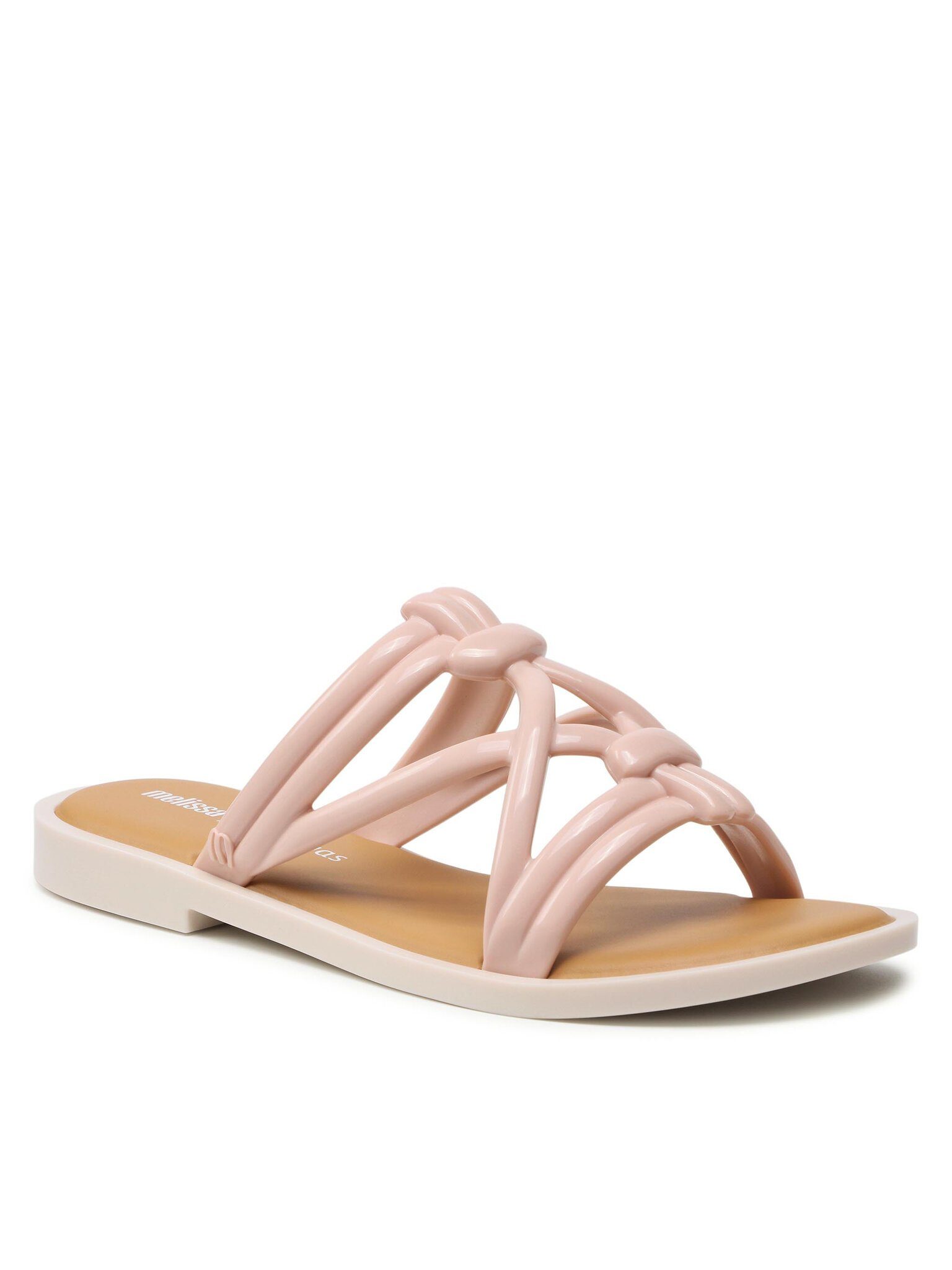 MELISSA Pantoletten Wave Sand + Salinas Ad 33437 Pink/Beige 51430 Pantolette