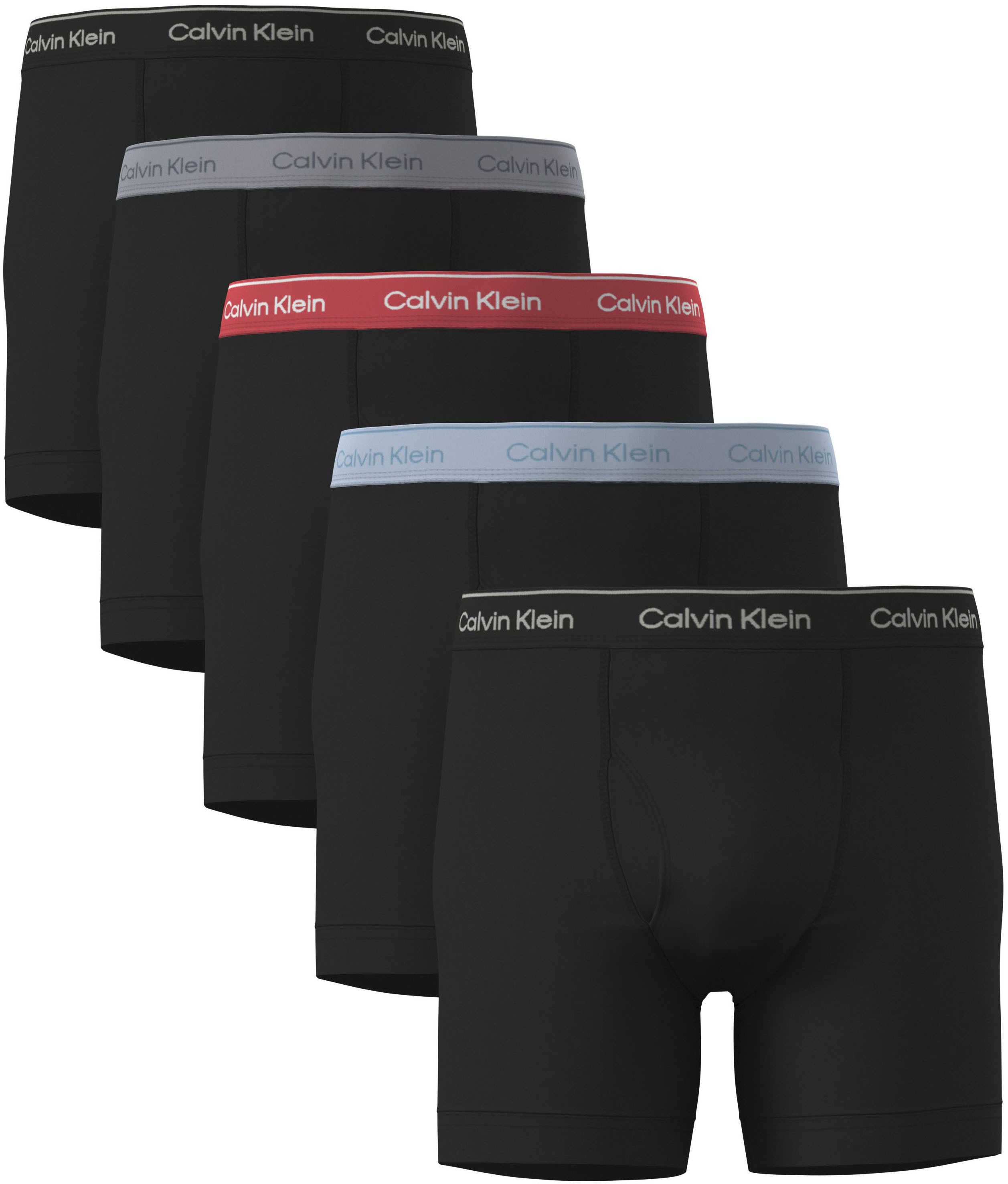 Calvin Klein Underwear Boxershorts Boxer Brief 5PK (Packung, 5er-Pack) Regular fit mit gerader Beinform