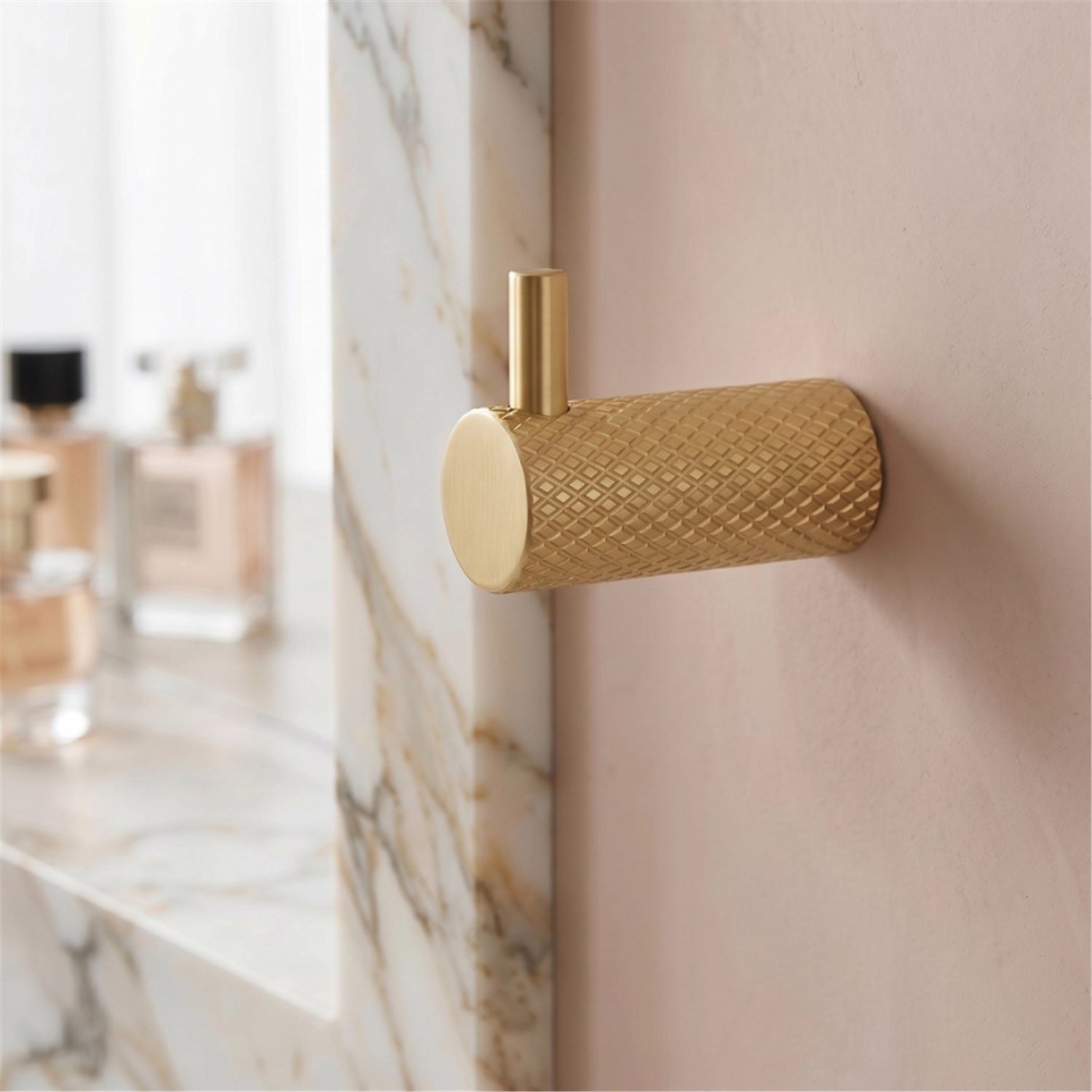 wohnwerk.idee Badaccessoire-Set Badezimmerhaken Gold Chrom Kupfer Matt Wandhaken, erhältlich in Gold,Gold Matt, Chrom, Kupfer,Kupfer Matt