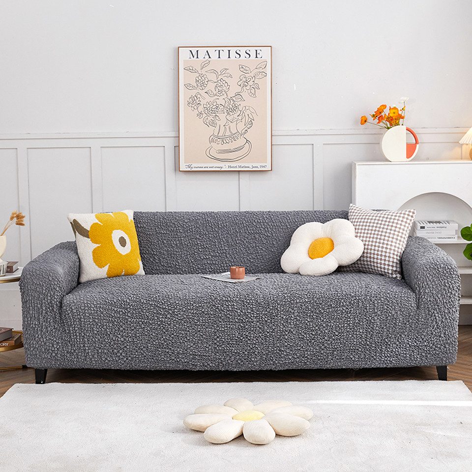 EBETA E 2-Stück Sofahusse Jacquard Sofaüberwurf Sofaüberzug