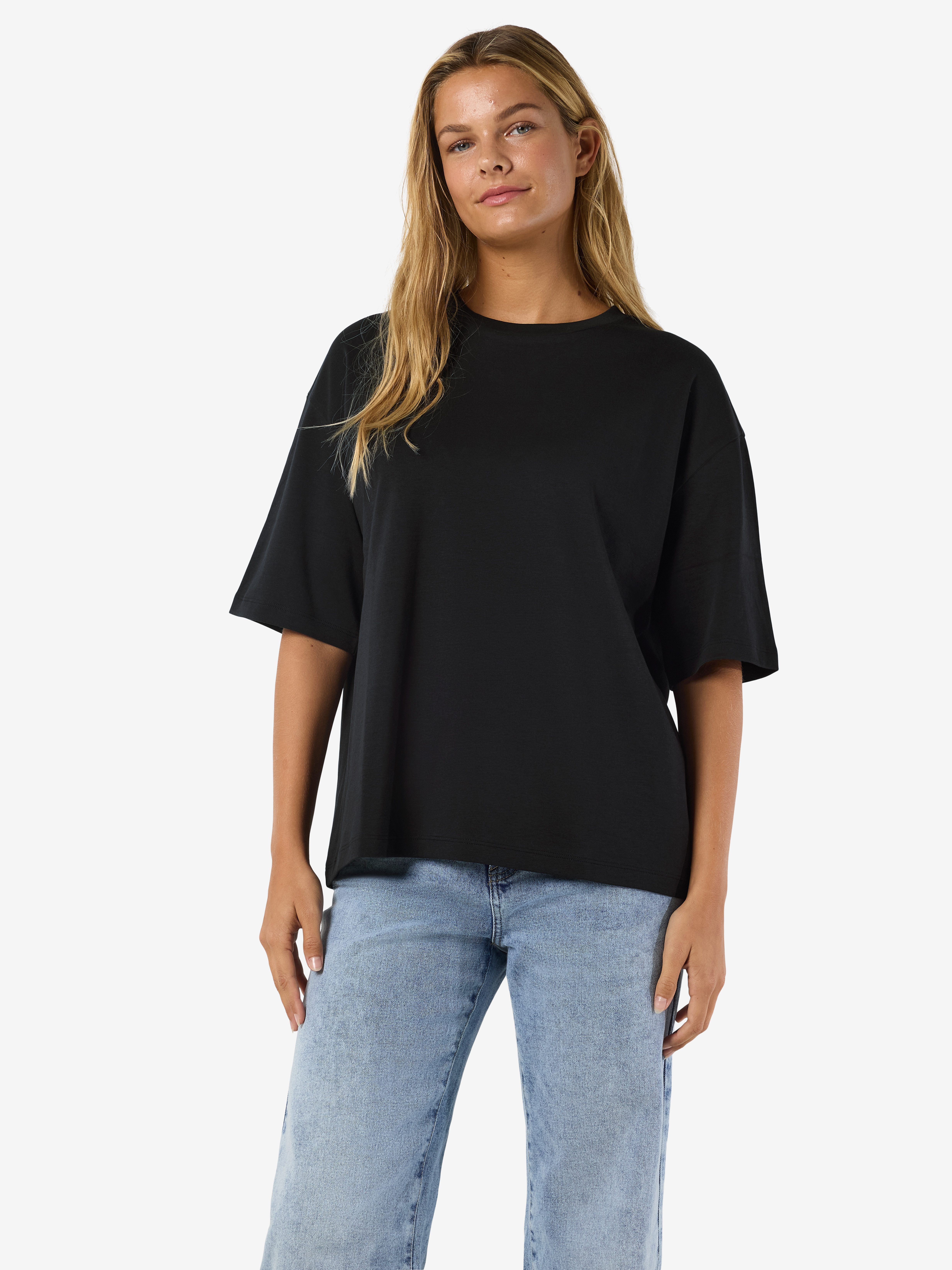 Noisy may Kurzarmshirt NMKIM S/S T-SHIRT JRS NOOS Baumwolle, regular fit günstig online kaufen