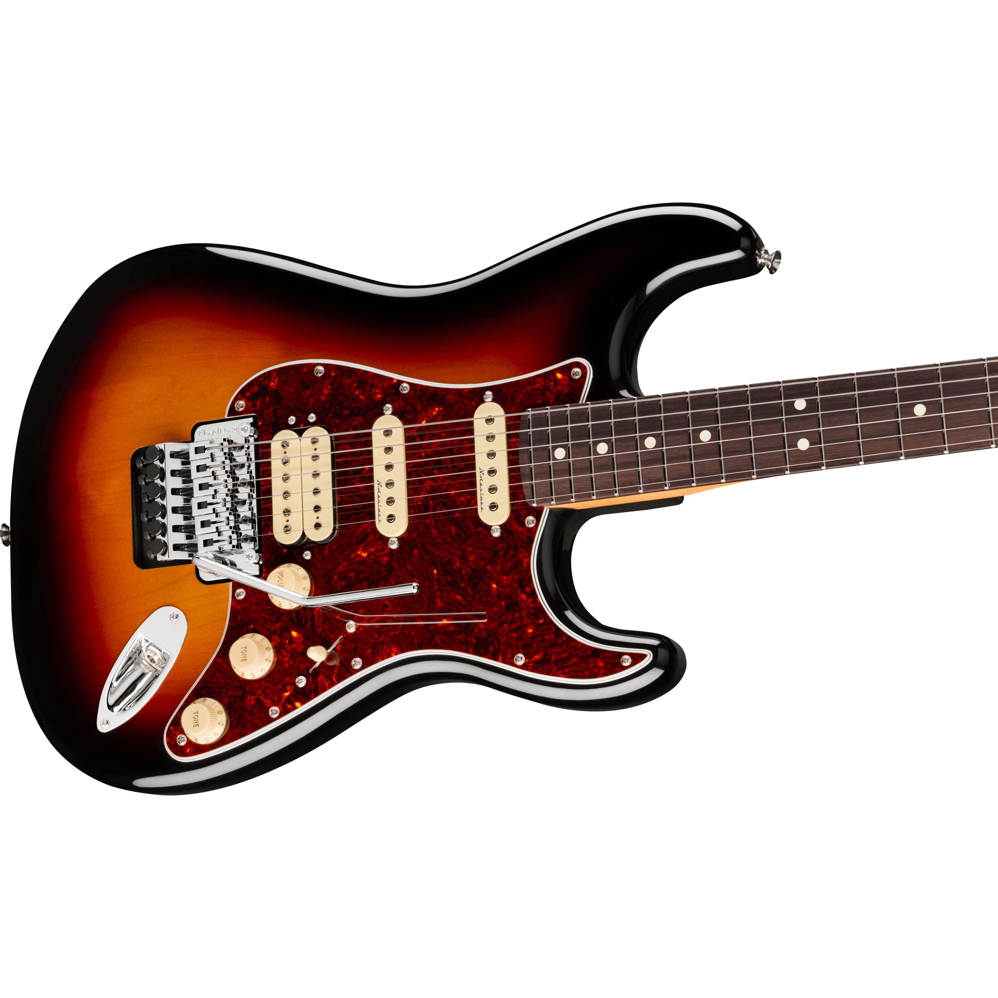 Fender E-Gitarre, E-Gitarren, ST-Modelle, Player II Modified Stratocaster HSS Floyd Rose RW 3-Color Sunburst -