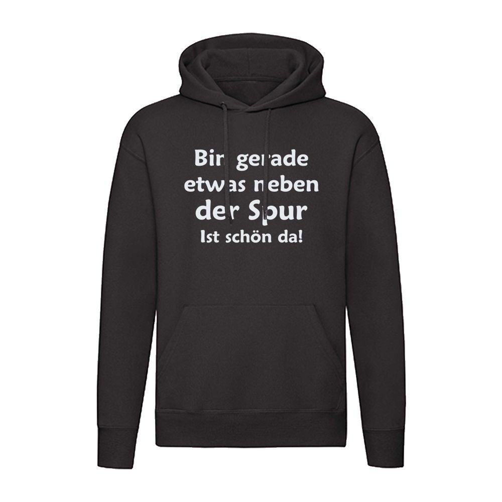 G-graphics Hoodie Bin gerade etwas neben der Spur – schön da Unisex mit trendigem Frontprint