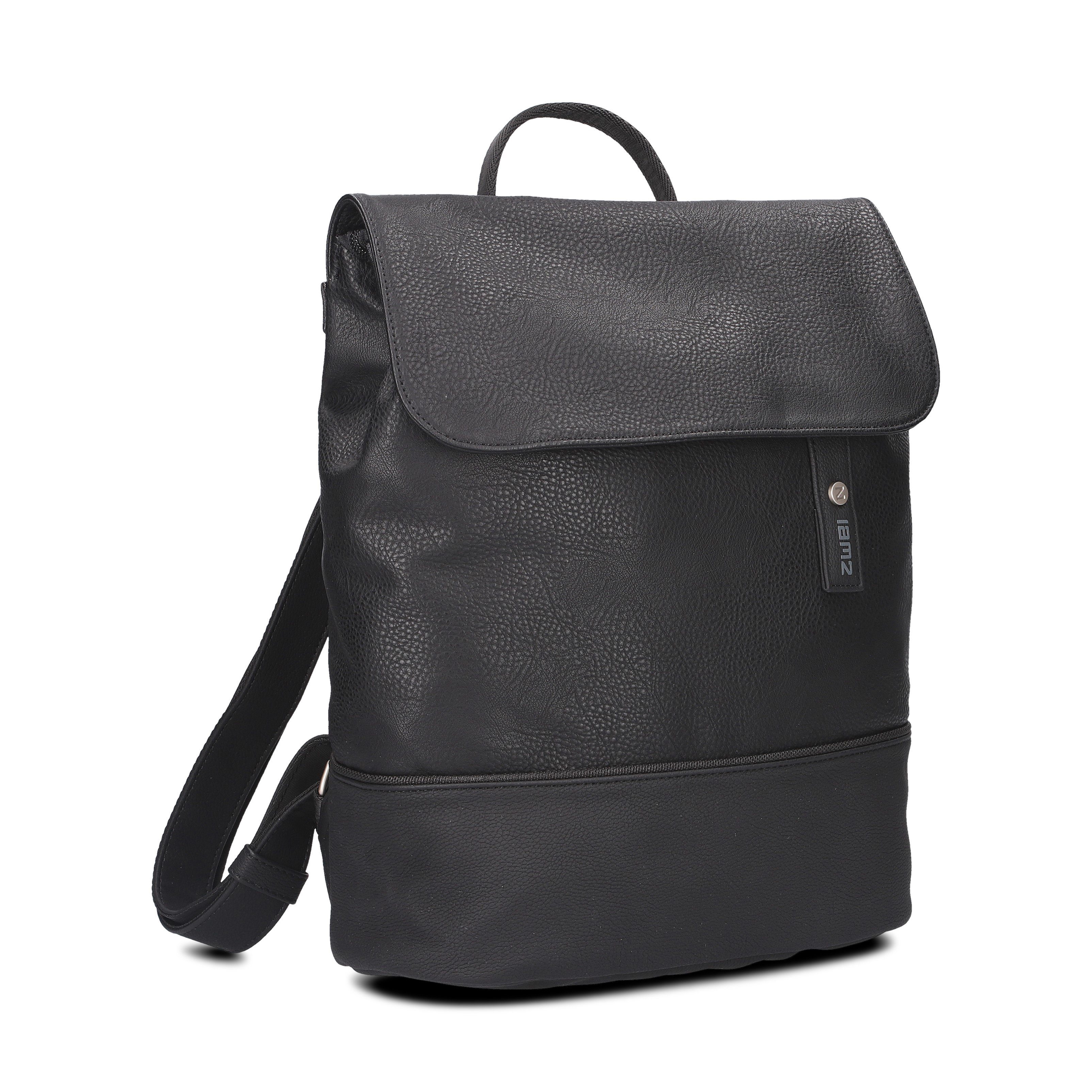 Zwei Rucksack Cityrucksack nubuk-black Jana zweifarbig JR13,