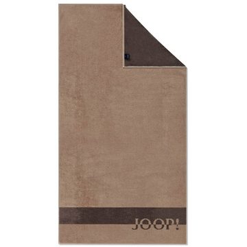 Joop! Handtuch Waschhandschuh Shades Stripe Sand 1687 33, Walkfrottier (1-St), Querstreifen, Flauschig