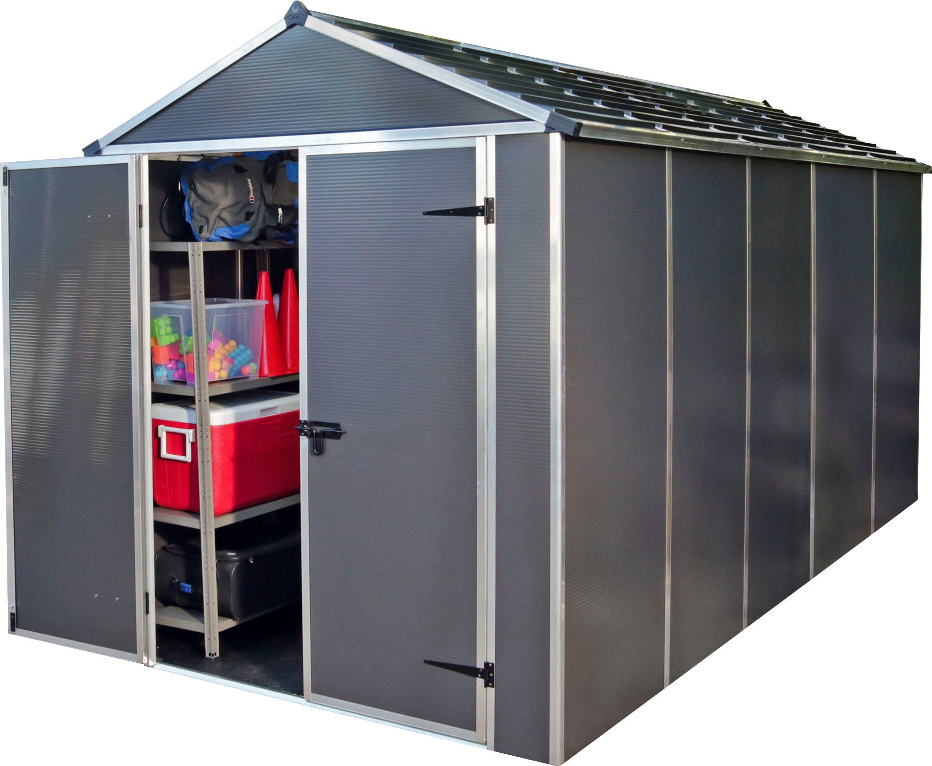 Palram - Canopia Gerätehaus Rubicon Gerätehaus 6x12, BxT: 185x379 cm