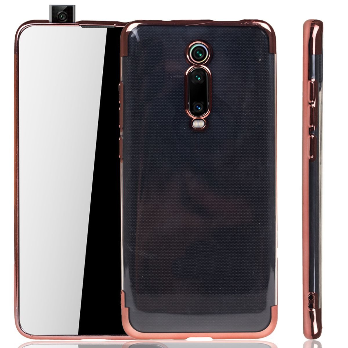 König Design Handyhülle Xiaomi Mi 9T, Xiaomi Mi 9T Handyhülle Bumper Backcover Rosa