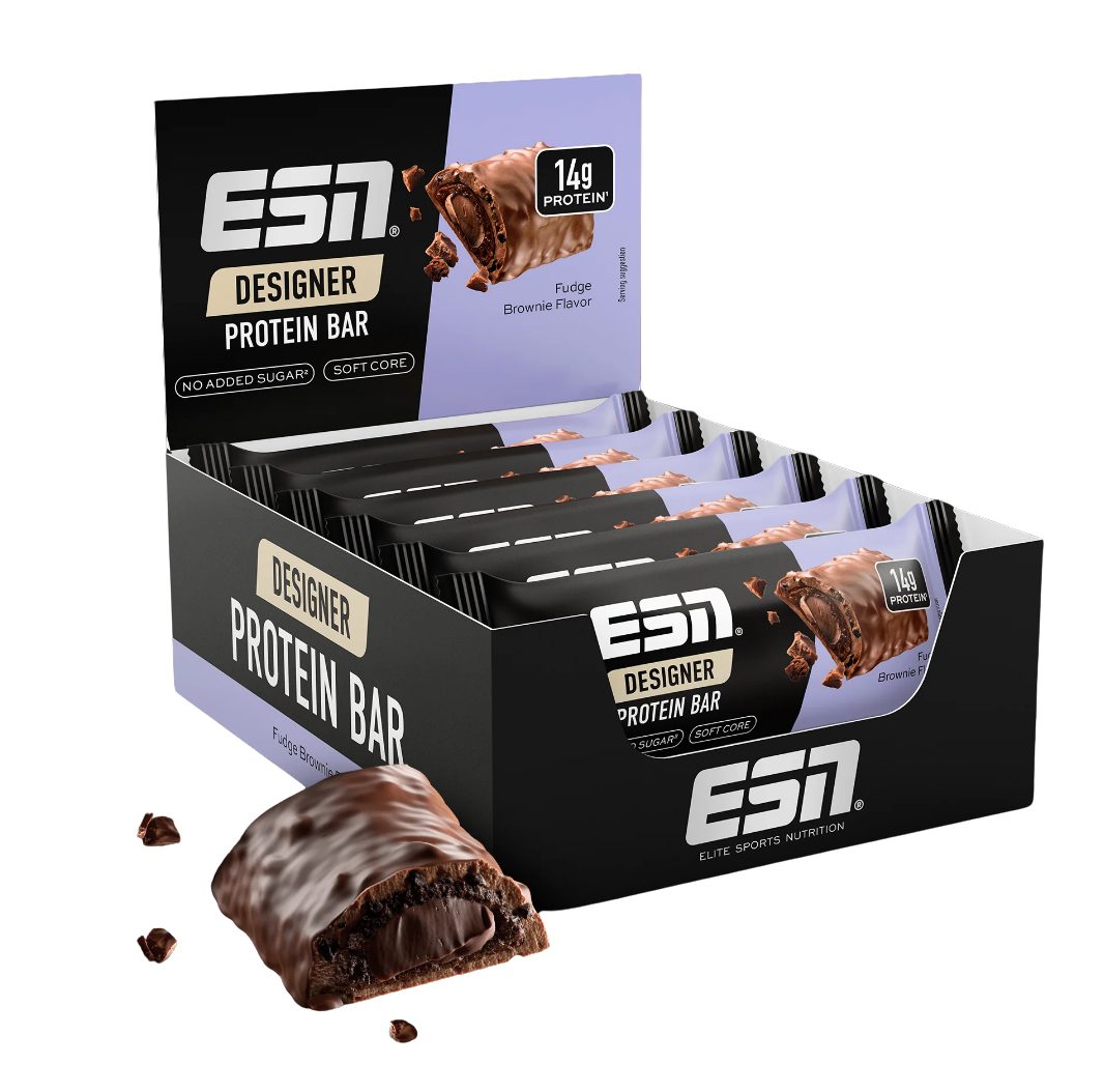 ESN ESN Designer Bar 12 x 45g Protein Riegel Proteinriegel Riegel, 12 er Multipack à 12 St., 540 g, Geschmack