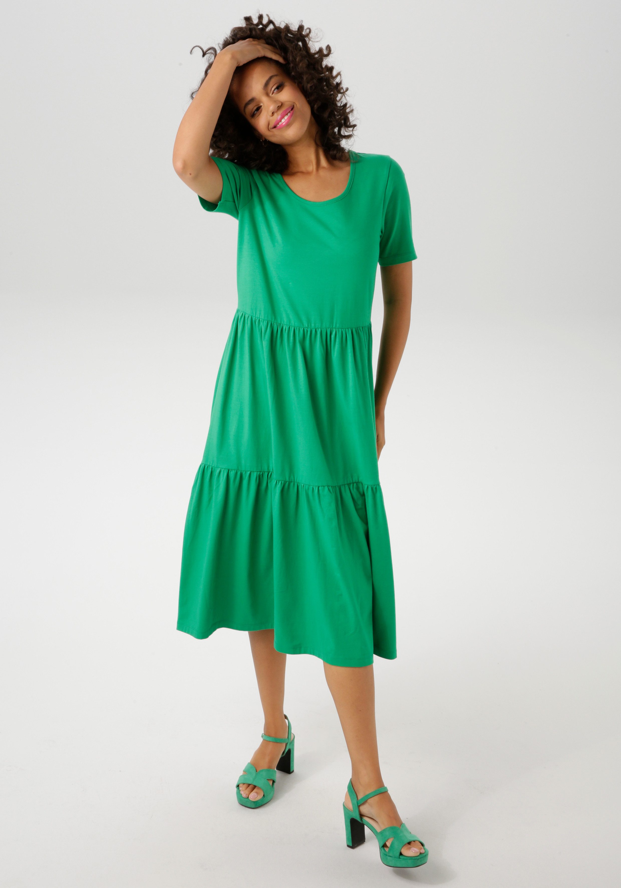 Aniston CASUAL Sommerkleid in trendiger Farbpalette günstig online kaufen