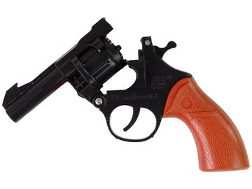 LEAN Toys Wasserpistole Revolver Mützenpistole Cowboy Pistole Zündhütchen Waffe Magazin Gewehr