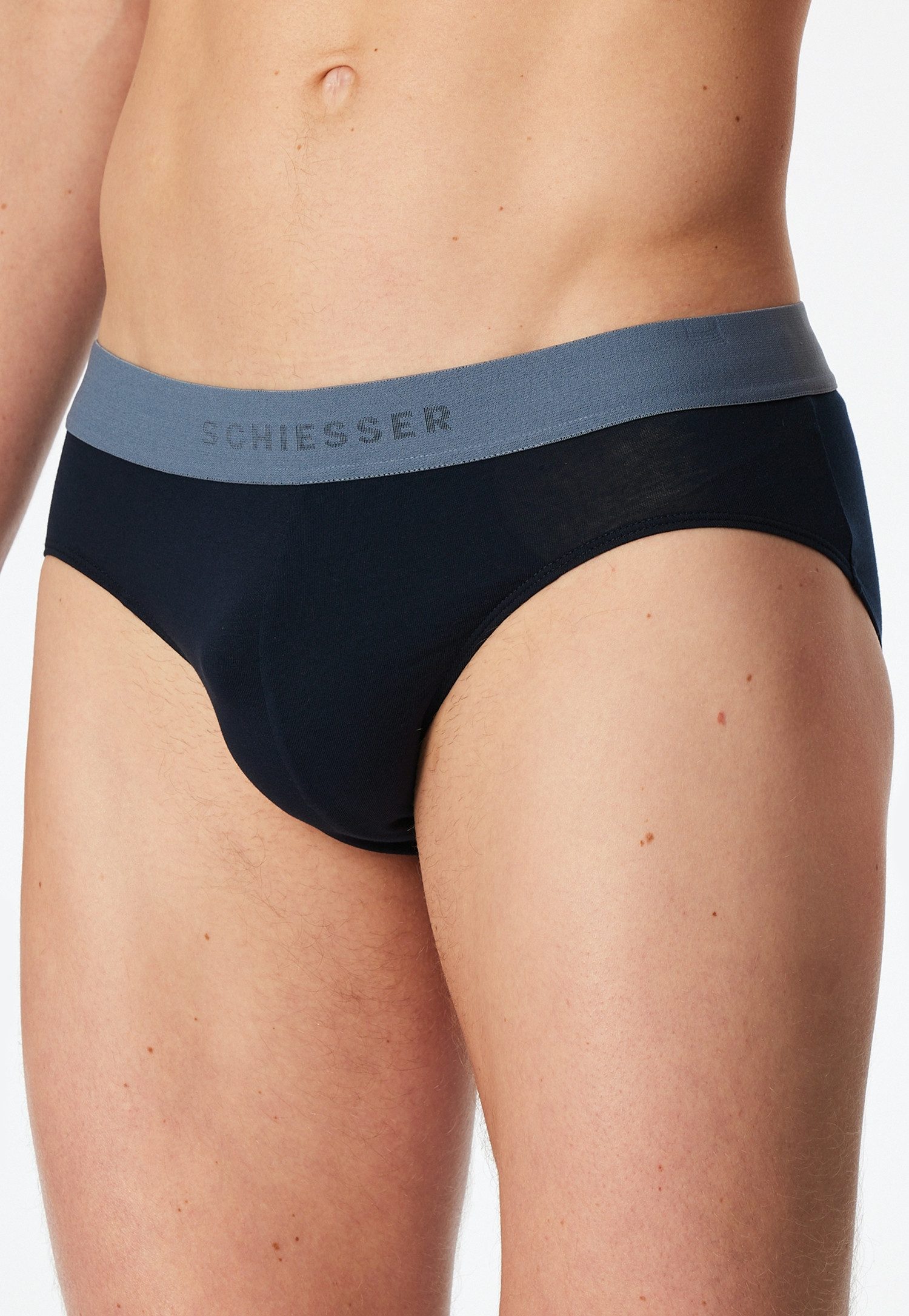 Schiesser Rioslip 95/5 Multipacks (3er Pack) mit sportlichem Logo-Webgummibund