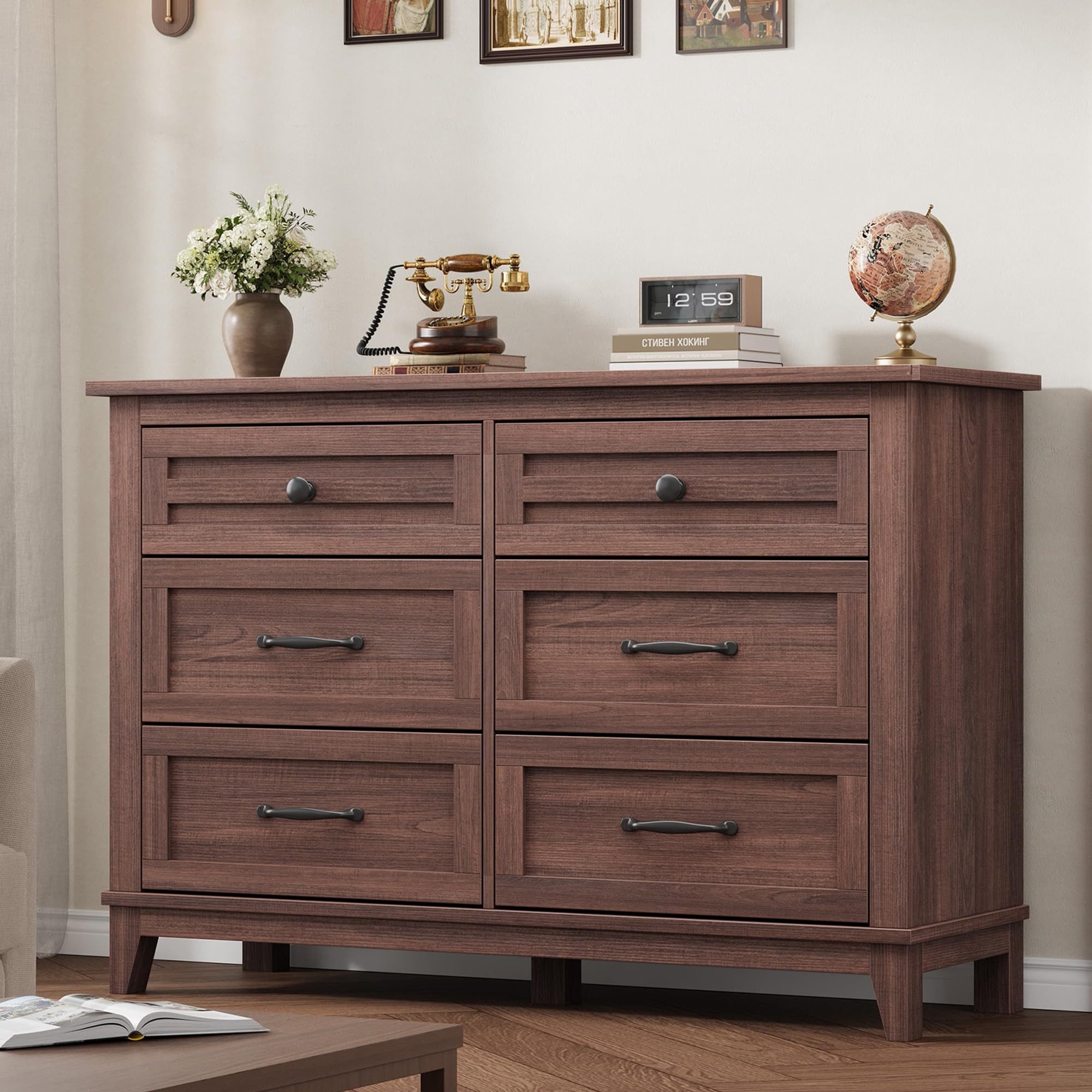 Kommode Schubkastenkommode Holzschrank Kombikommode Sideboard Lowboard TV-Bank