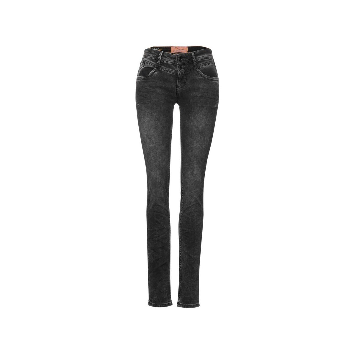 STREET (1-tlg) 5-Pocket-Jeans schwarz ONE