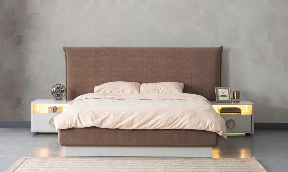 Xlmoebel Polsterbett Komfortbett Luxusbett für modernes Schlafzimmerdesign, Made in Europa