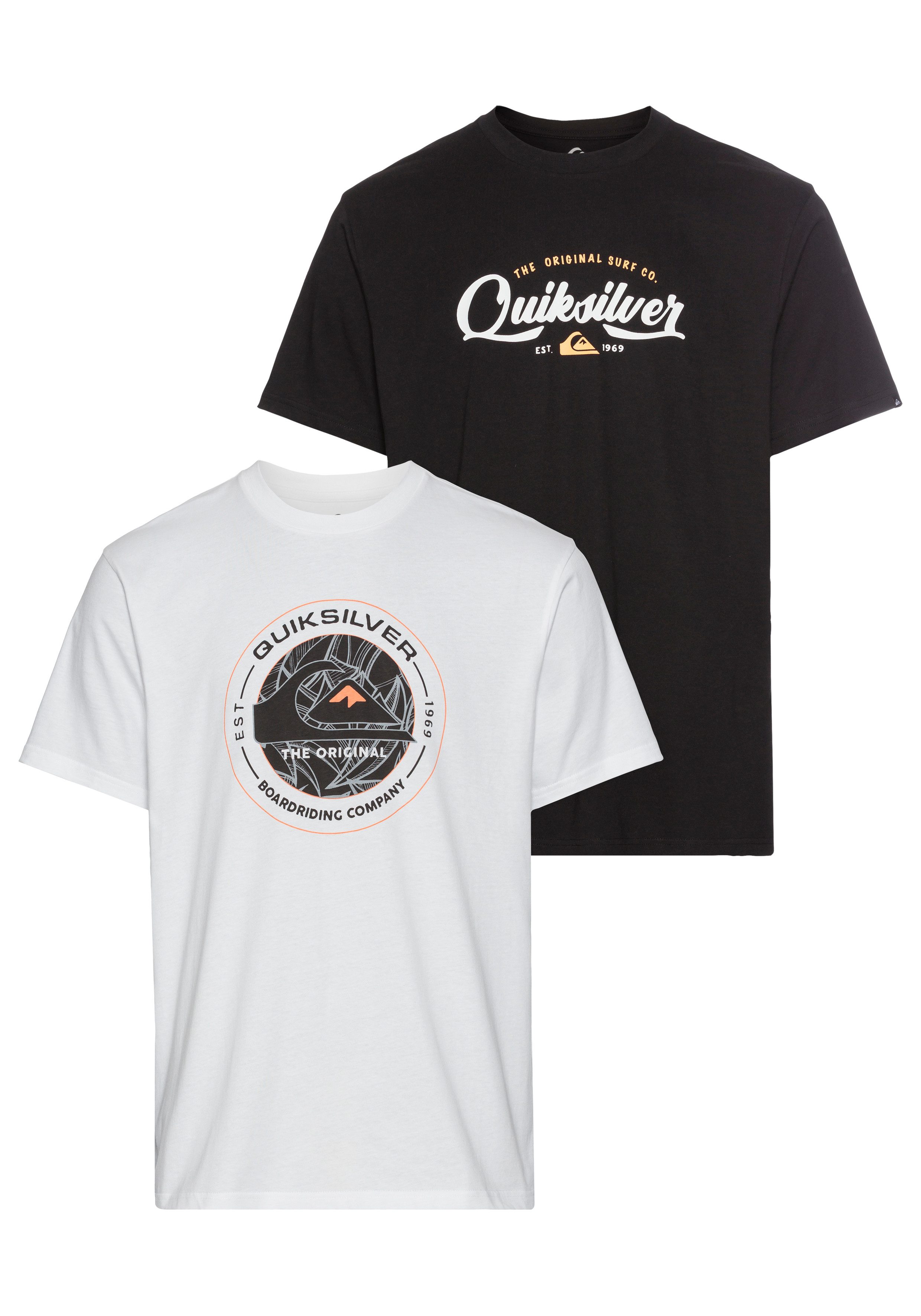 Quiksilver T-Shirt FLYING DISC UNDERTO SHORT SLEEVE PACK YM (2-tlg) Doppelp günstig online kaufen