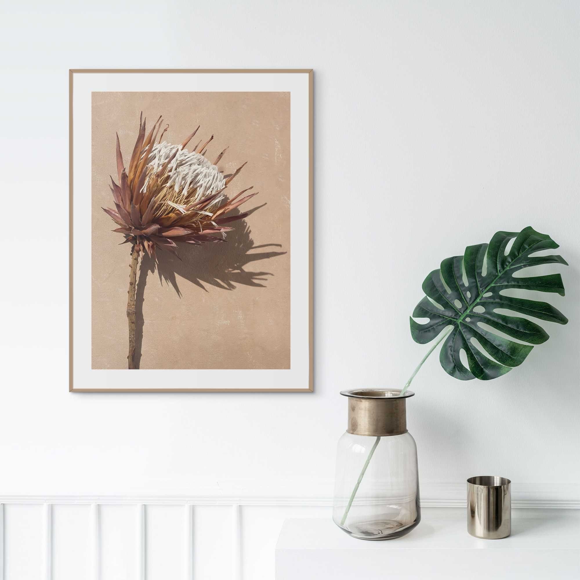 Reinders! Wandbild Protea Blume