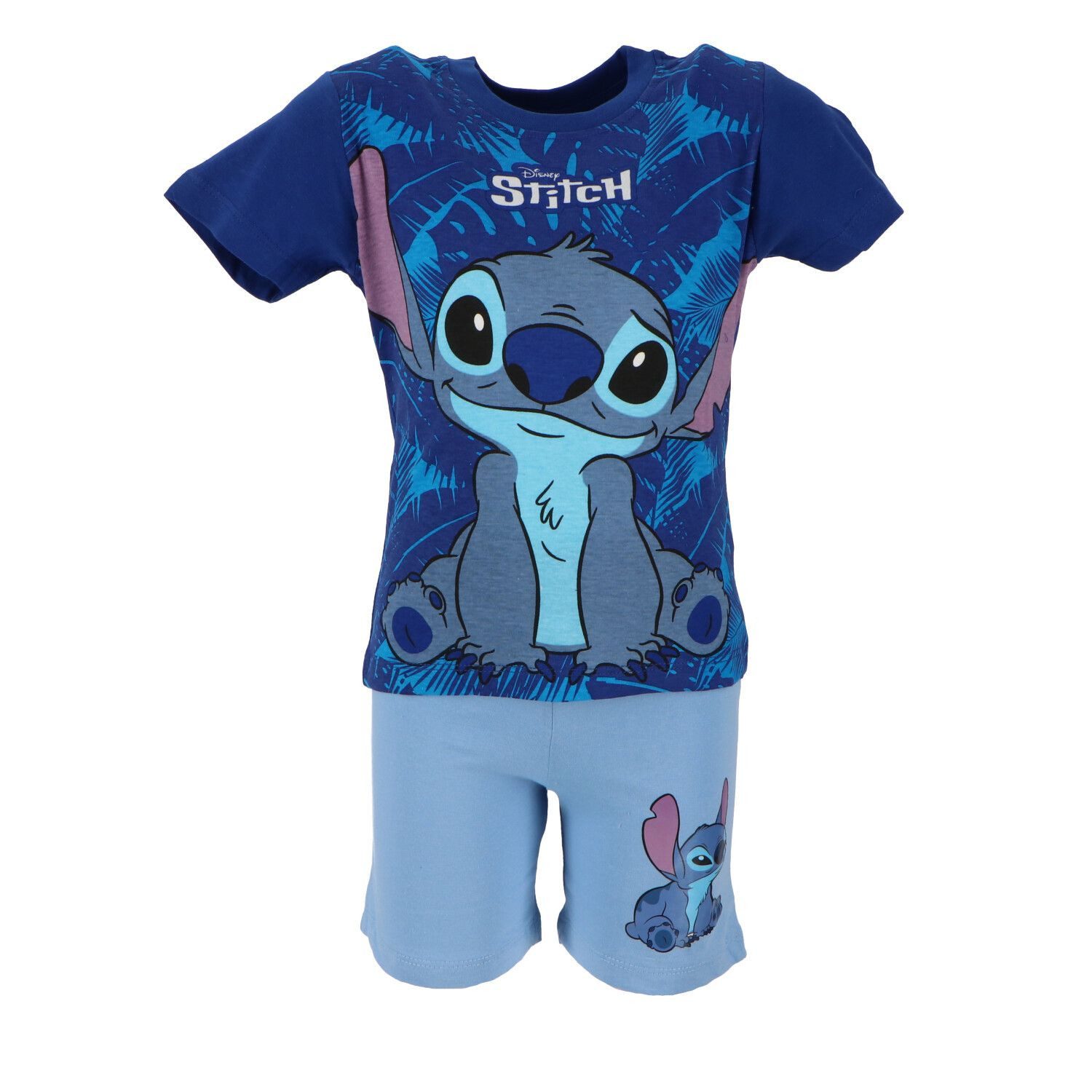 Lilo & Stitch Schlafanzug Shortama Atmungsaktiv für Kinder, 100% Baumwolle (2 tlg)
