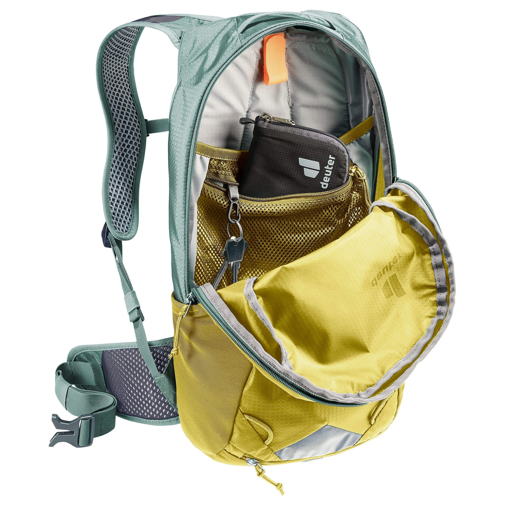 cm deuter 44 12 Race - Fahrradrucksack turmeric-ivy Fahrradrucksack