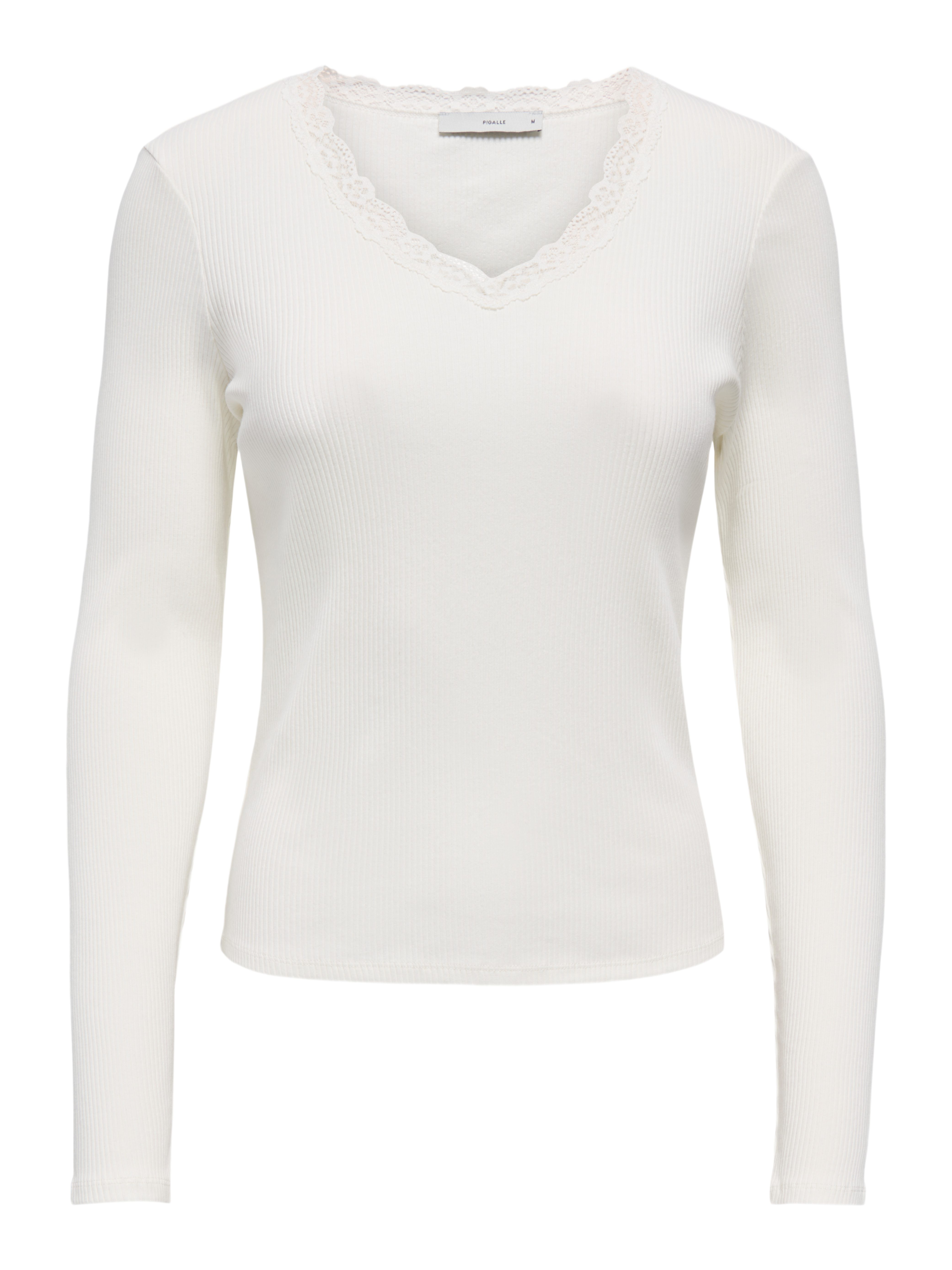 ONLY Hemdbluse 2027 1_SPRING1 weiß,Casual,Baumwolle,Unifarben,V-Ausschnitt,Lang,Regular Fit
