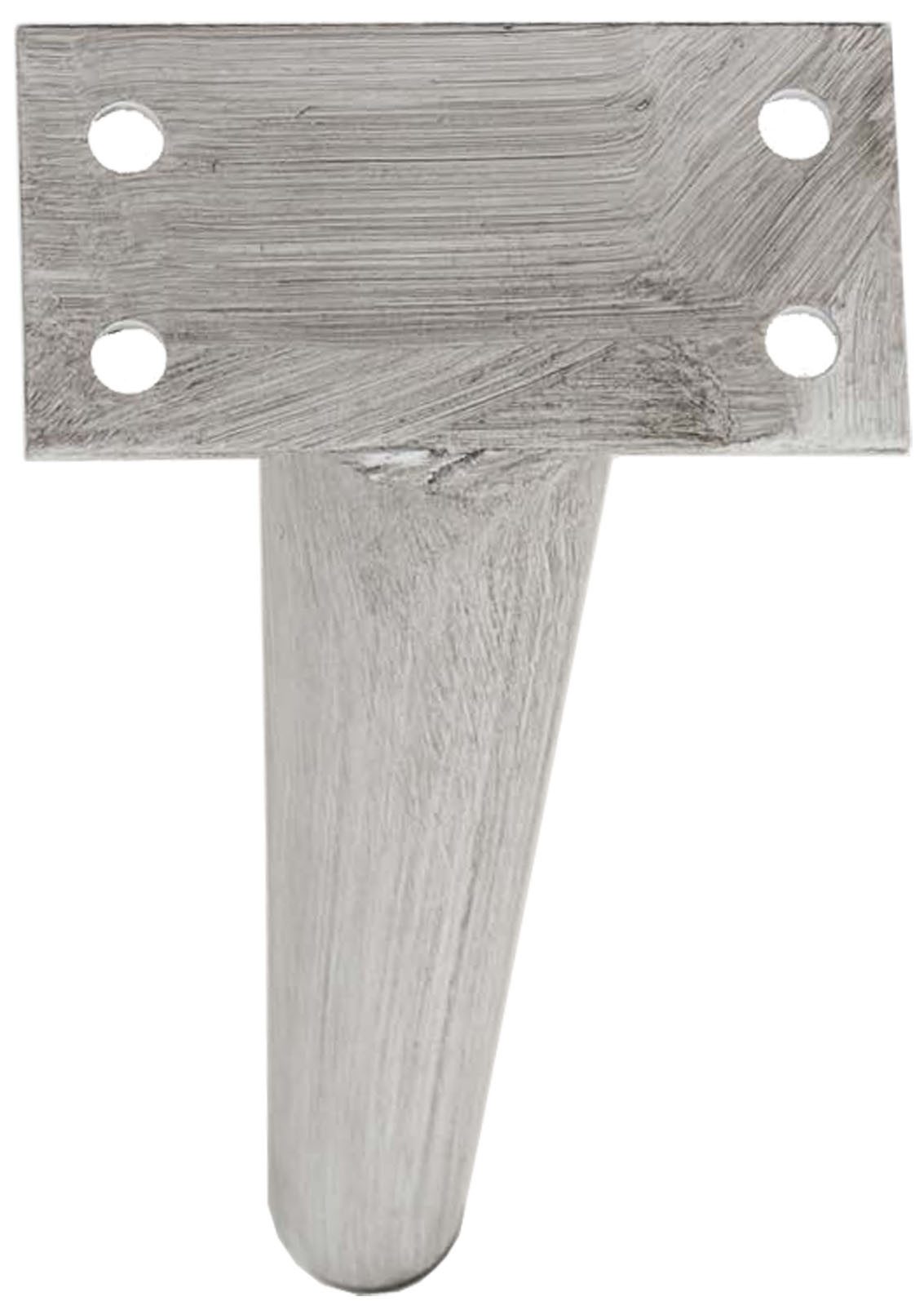 furnicato Möbelfuß Möbelfüße 4er Set 26 cm hellgrau, (1-St)