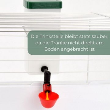 GarPet Wasserspender Beckentränke Küken Nager Hühner Geflügel Wasser Becken Tränke 500 ml 0.5 l