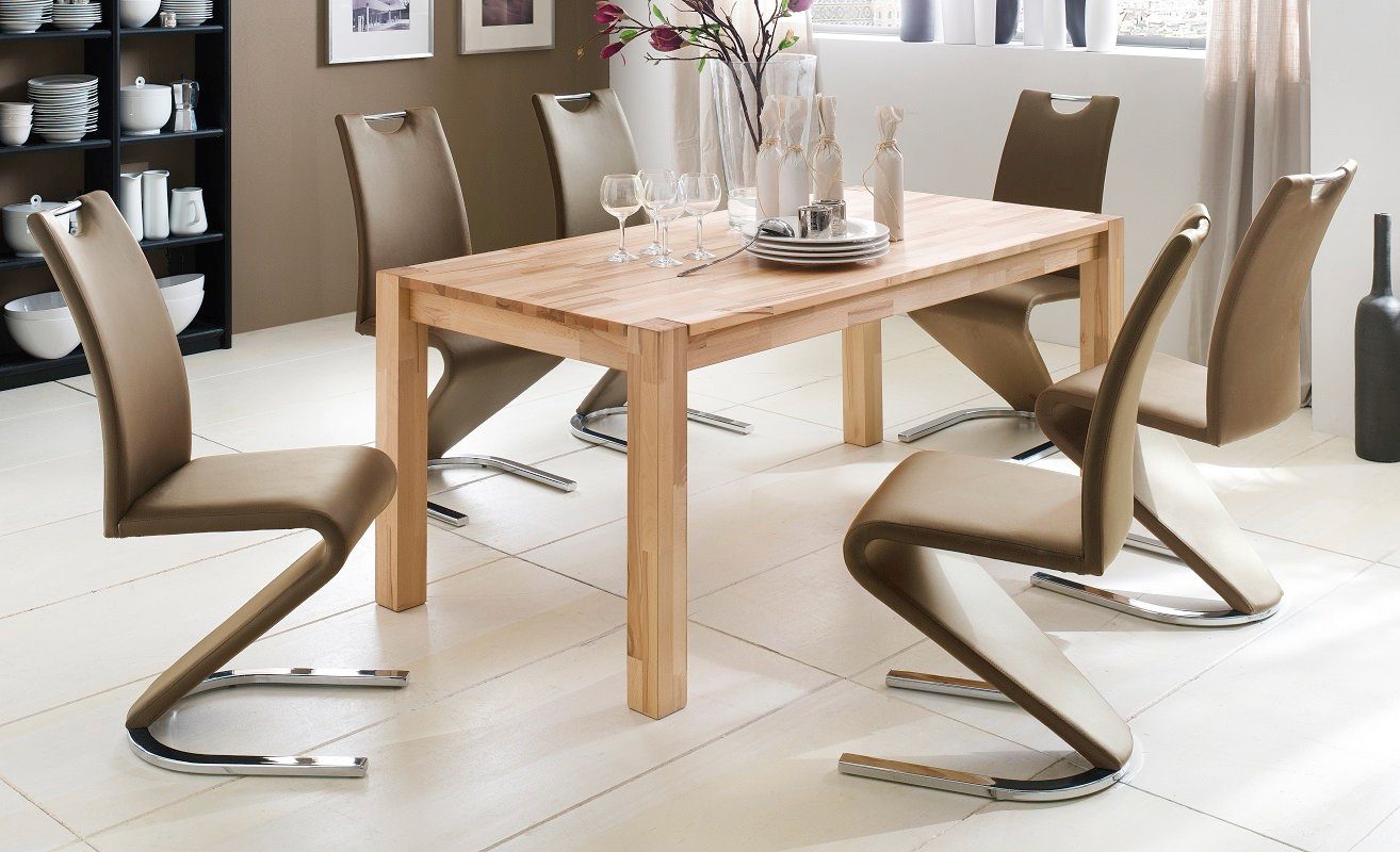 MCA furniture Esszimmerstuhl 2er Set Freischwinger günstig online kaufen