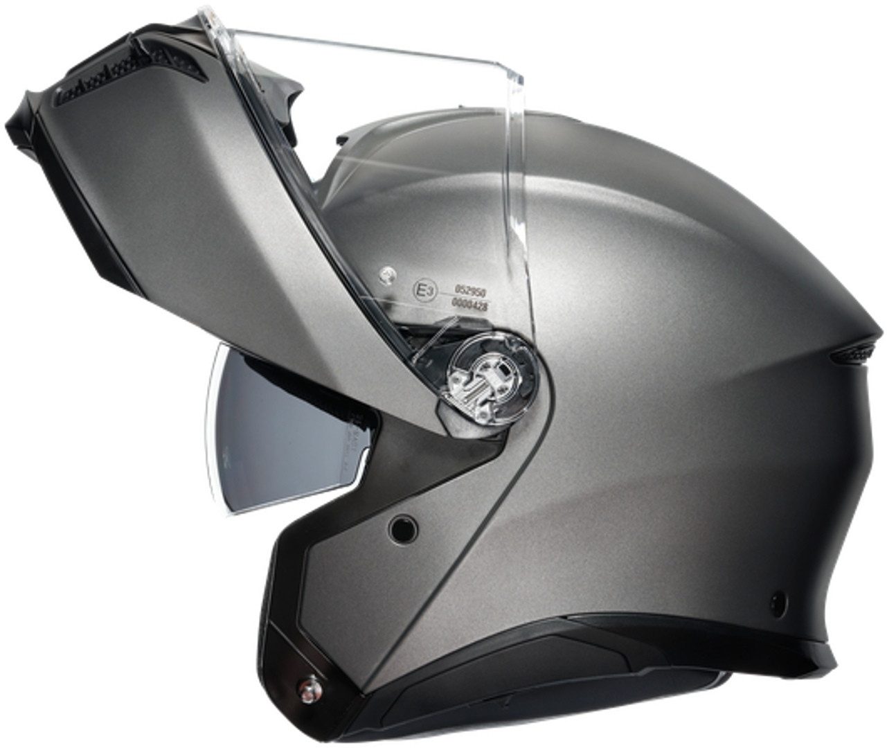 AGV Motorradhelm Tourmodular Mono Klapphelm, vorbereitet für Kommunikationssystem,integriertes Sonnenvisier