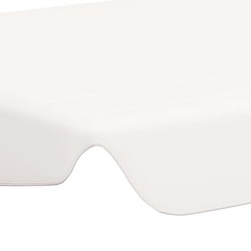 vidaXL Hollywoodschaukel Ersatzdach für Hollywoodschaukel Weiß 150130x70105 cm