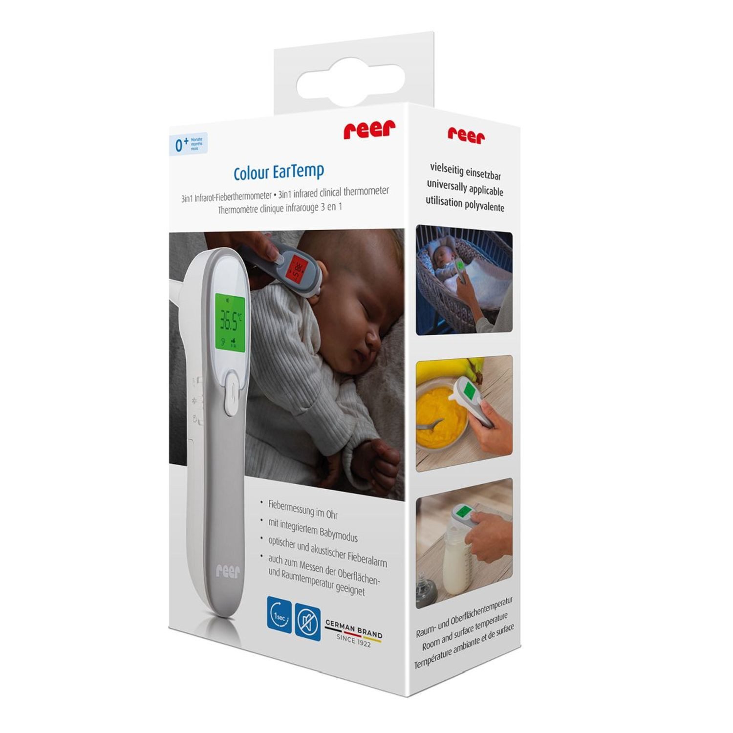 Reer Infrarot-Fieberthermometer EarTemp, 1-tlg.