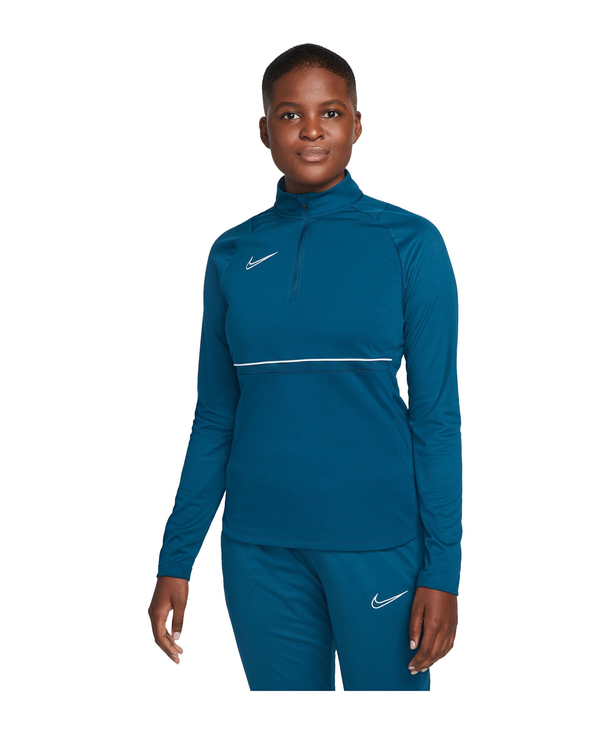 Nike Sweatshirt Dri-FIT Academy HalfZip Sweatshirt Damen blauweiss