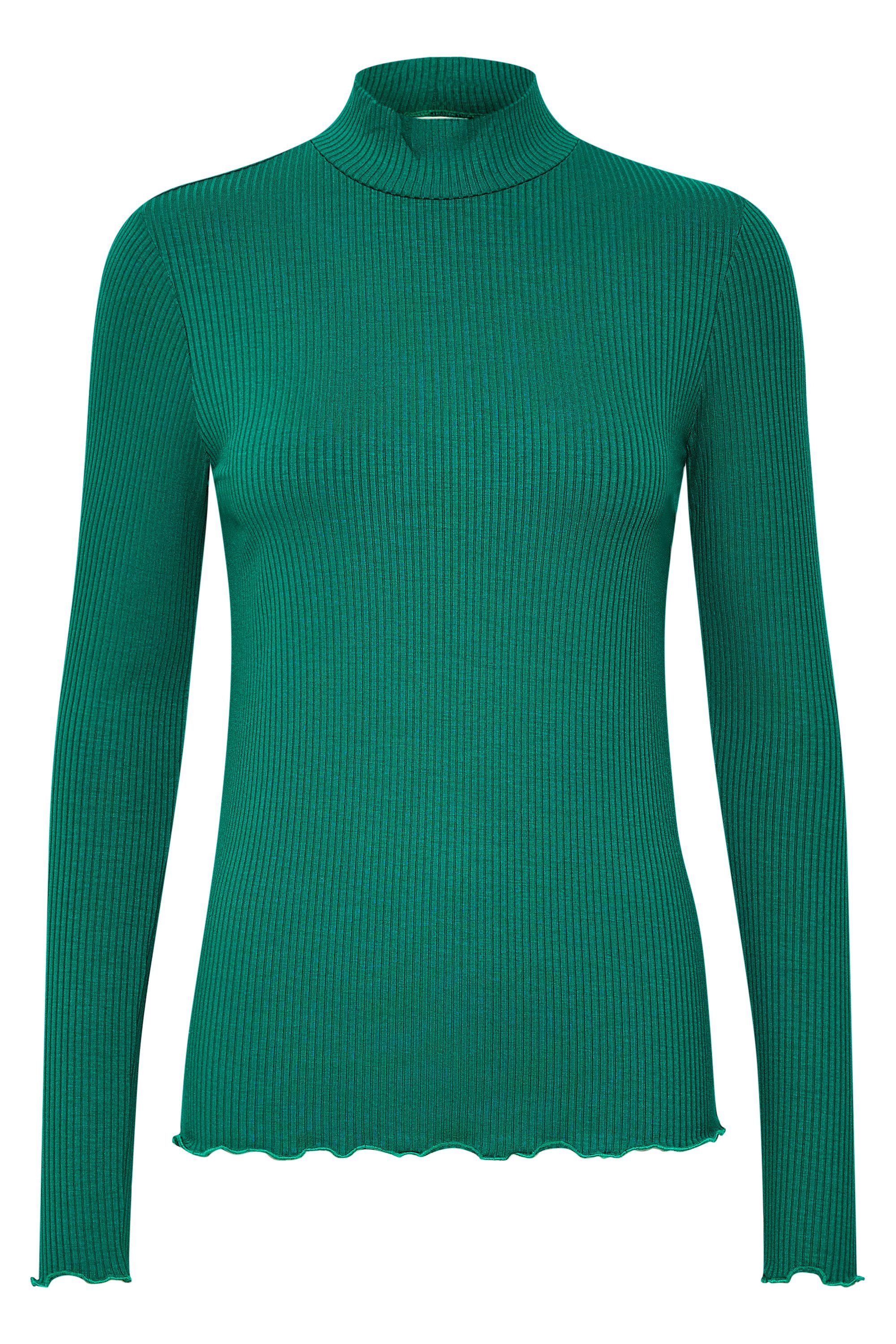 KAFFE Langarmbluse KAdrew Turtleneck T-Shirt Aventurine