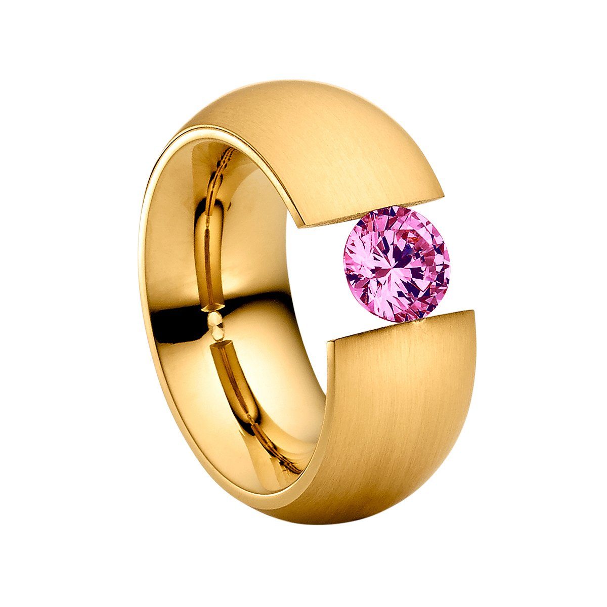 Heideman Fingerring »Elegantia Xl Vergoldet« Damenring gold farbend mit Stein online kaufen OTTO