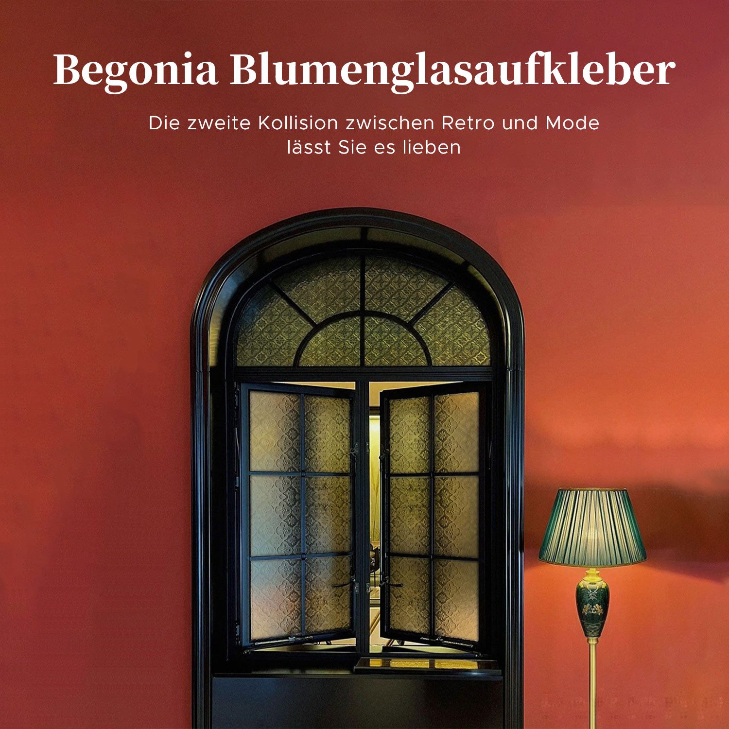 Refttenw Fensterfolie Selbsthaftend, Statisch Haftend, Matte Fenster Folie günstig online kaufen