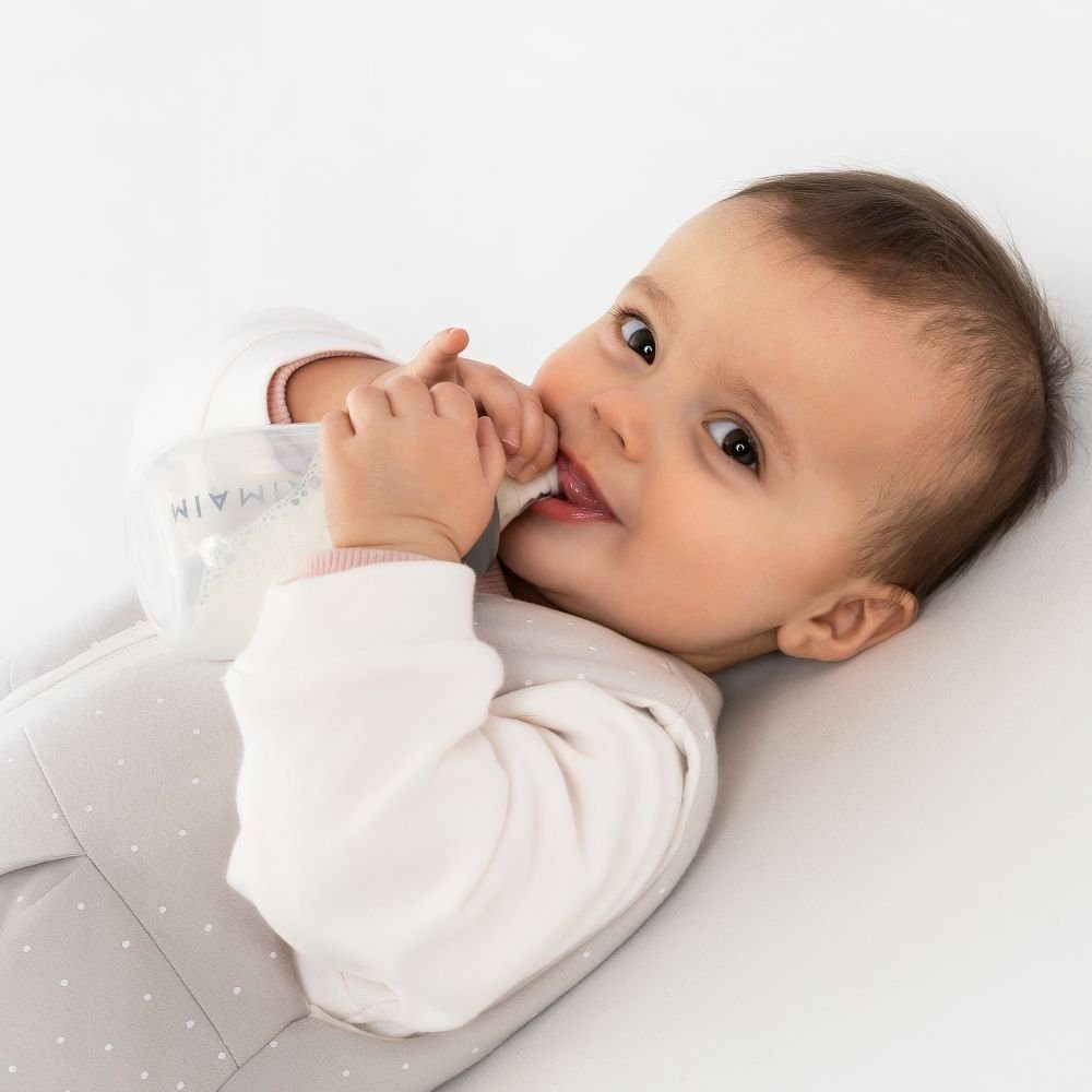 MiaMia Babyflasche PP-Flaschen Starter-Set, 3 Bürste Trinksauger, PP-Flaschen