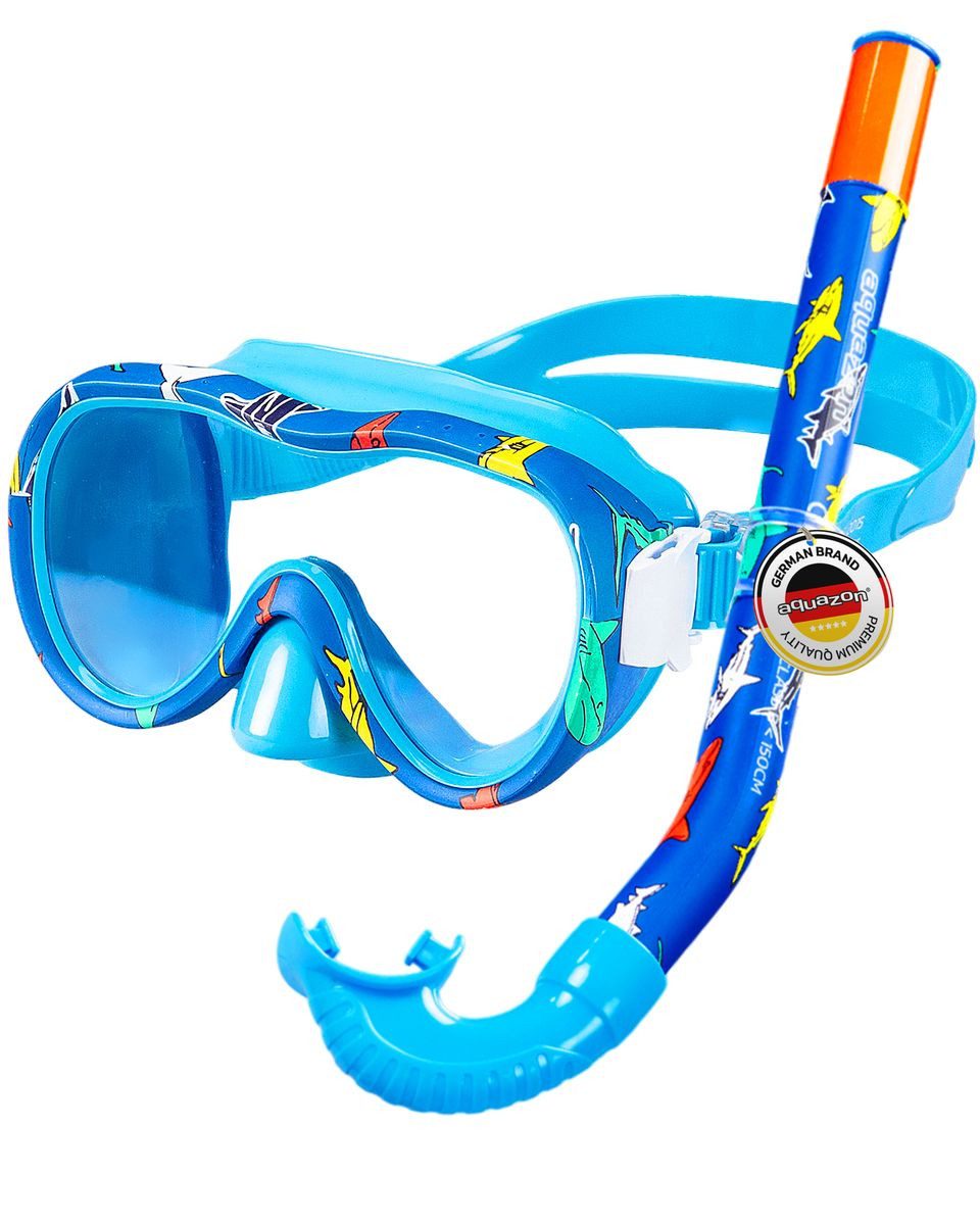 AQUAZON Taucherbrille AQUAZON KIDS preisgünstiges Schnorchelset für Kinder von 4-9 Jahren