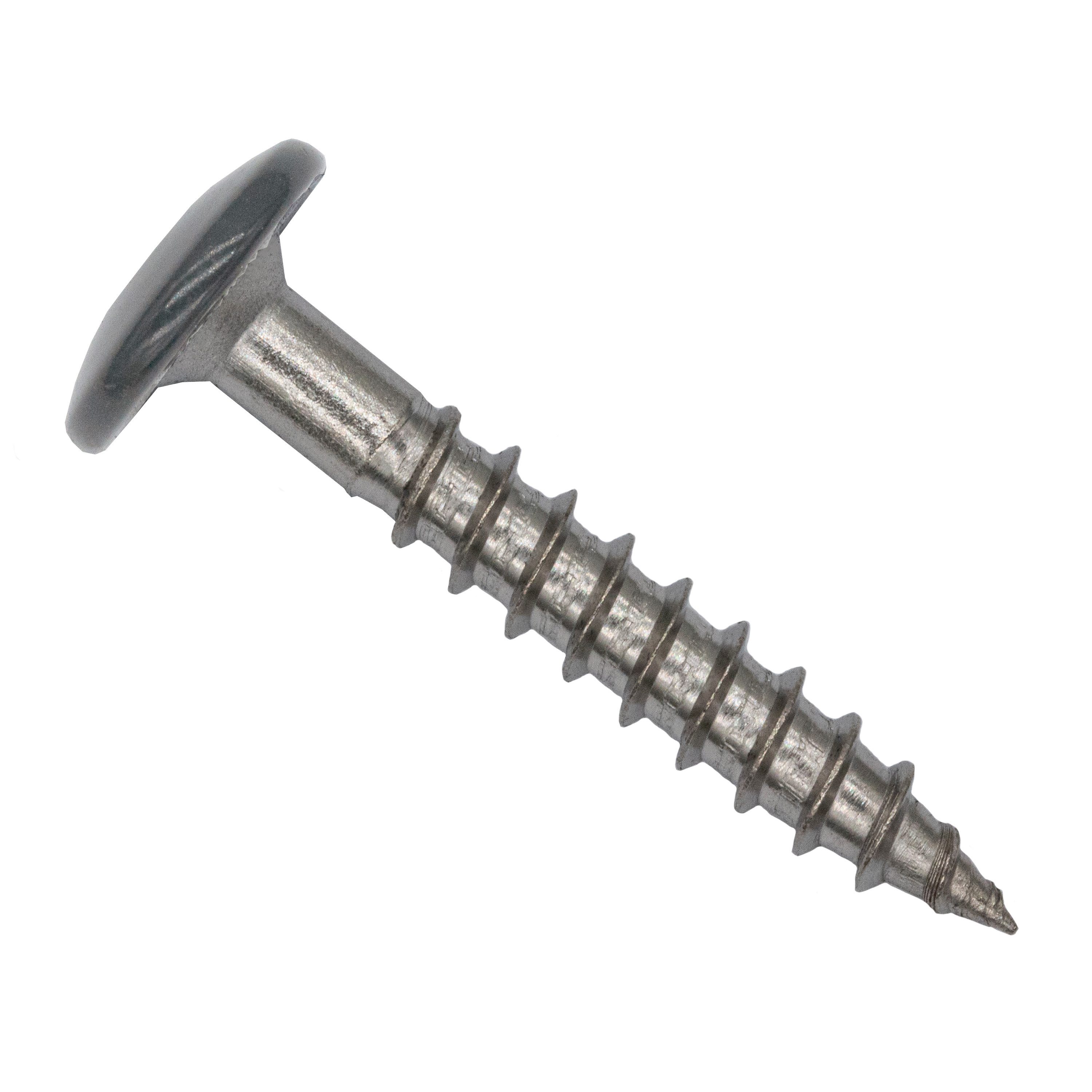 Fassadenschraube TWISTEC Trespo-Fassadenschrauben 4,8x38mm Staubgrau RAL7037 100 St.