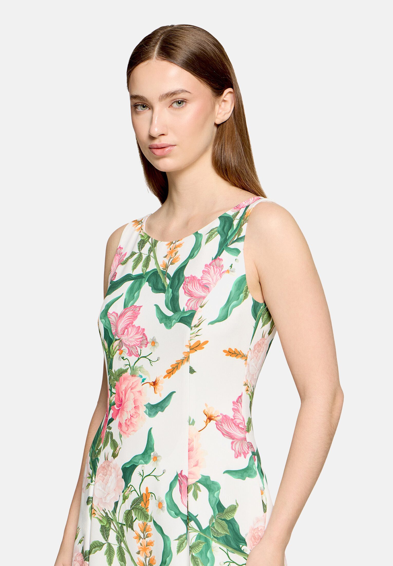 Vera Mont Sommerkleid Damen mit Kellerfalten