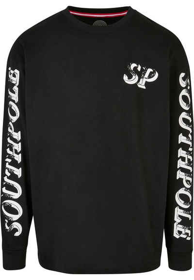 Southpole T-Shirt Herren Southpole Script Longsleeve (1-tlg)