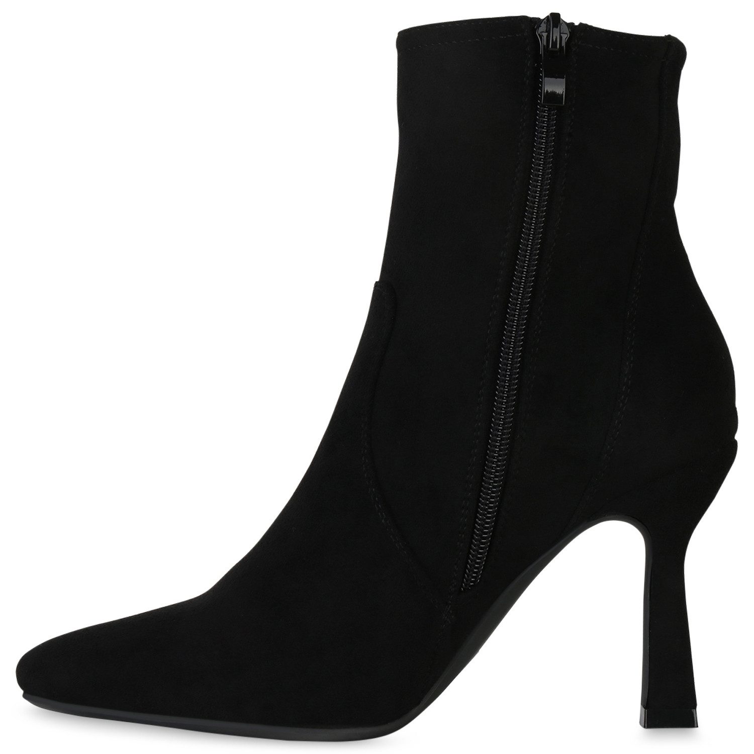 VAN HILL 840742 Stiefelette Damen Leicht Gefütterte Klassische Stiefeletten günstig online kaufen