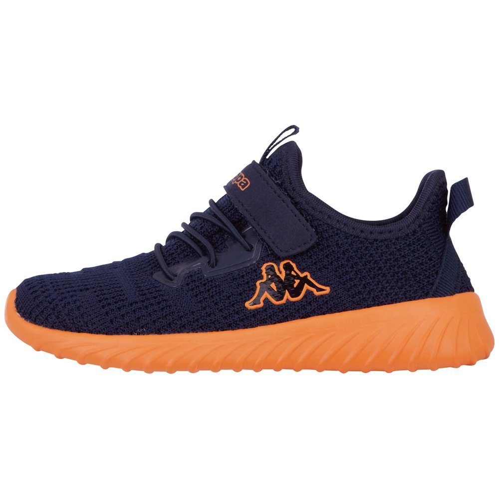 Kappa Sneaker für Kinder - extra leicht und super bequem navy-orange