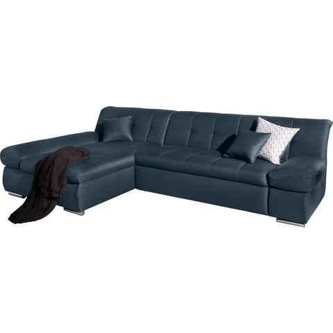 DOMO collection Ecksofa Mona L-Form, wahlweise mit Bettfunktion