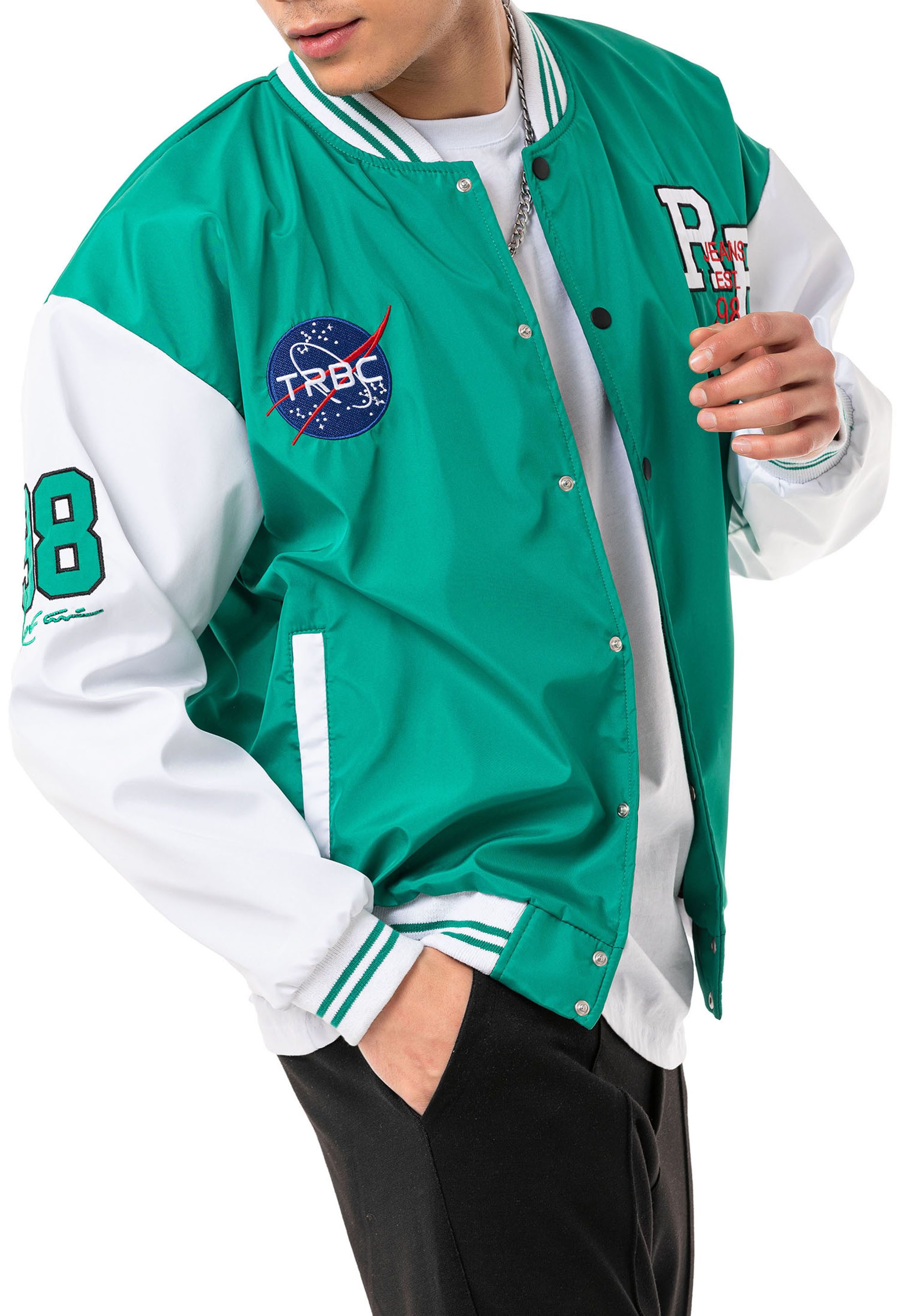 RedBridge Collegejacke im sportlichen Varsity-Look Baseballjacke Lässiger O günstig online kaufen