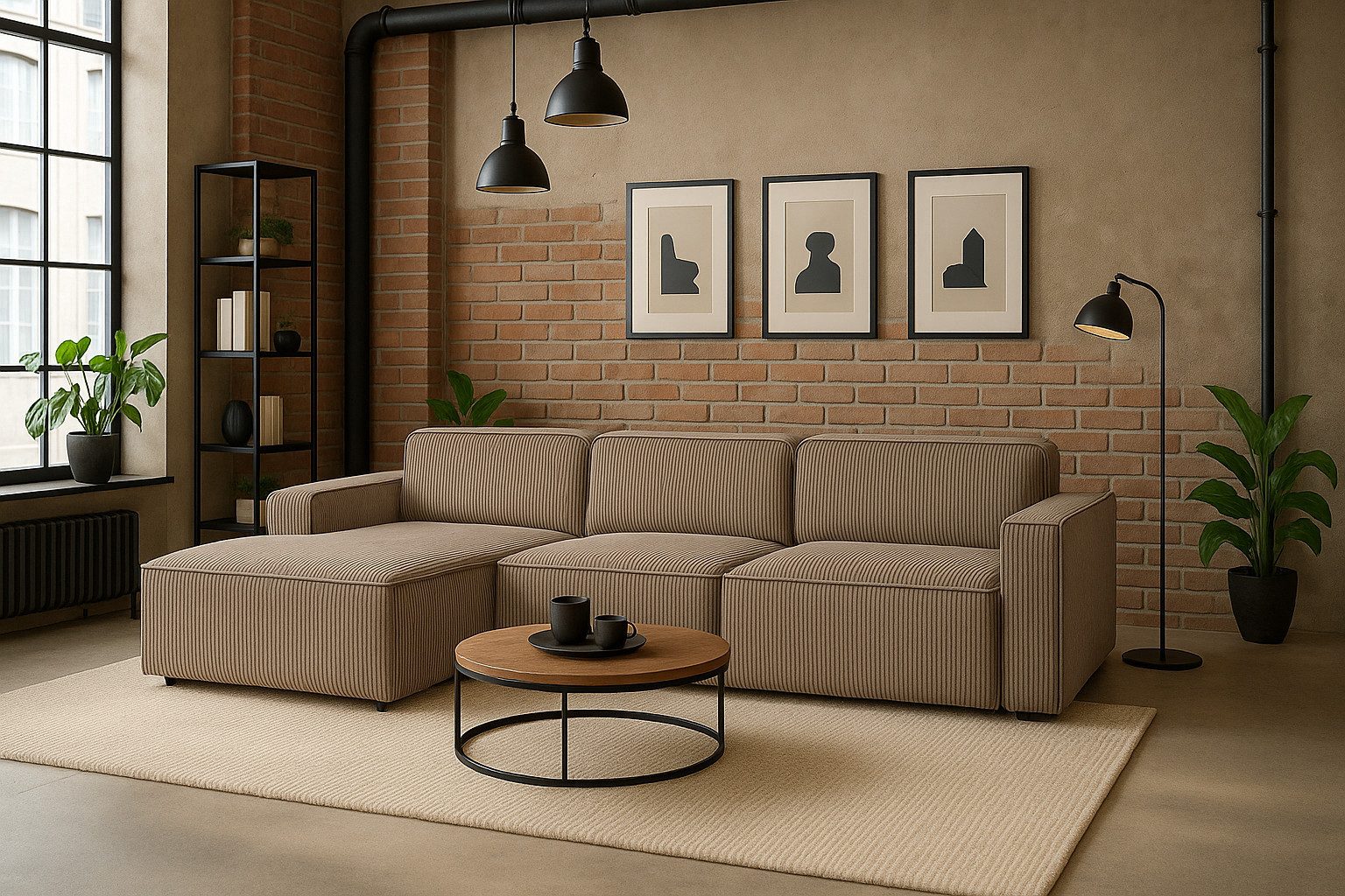 Kaiser Möbel Ecksofa Ecksofa Cursal L-Form – modular, modern, unvergleichlich bequem, Einzelsofa